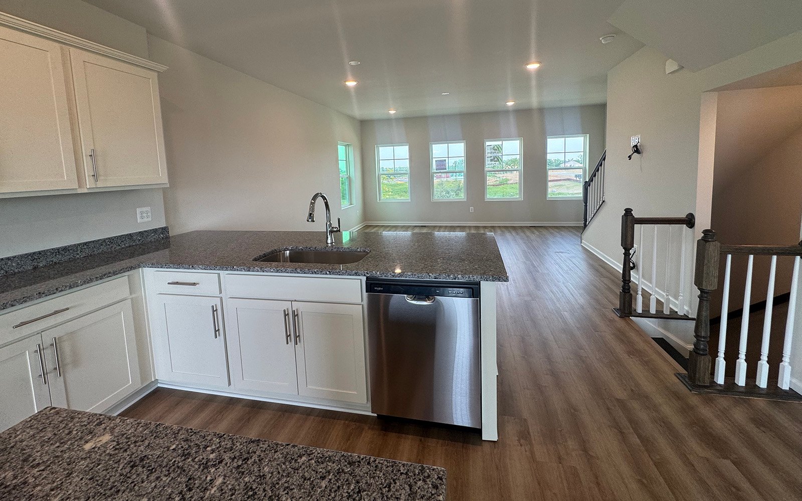 The kitchen of the Skyline on homesite 240015.