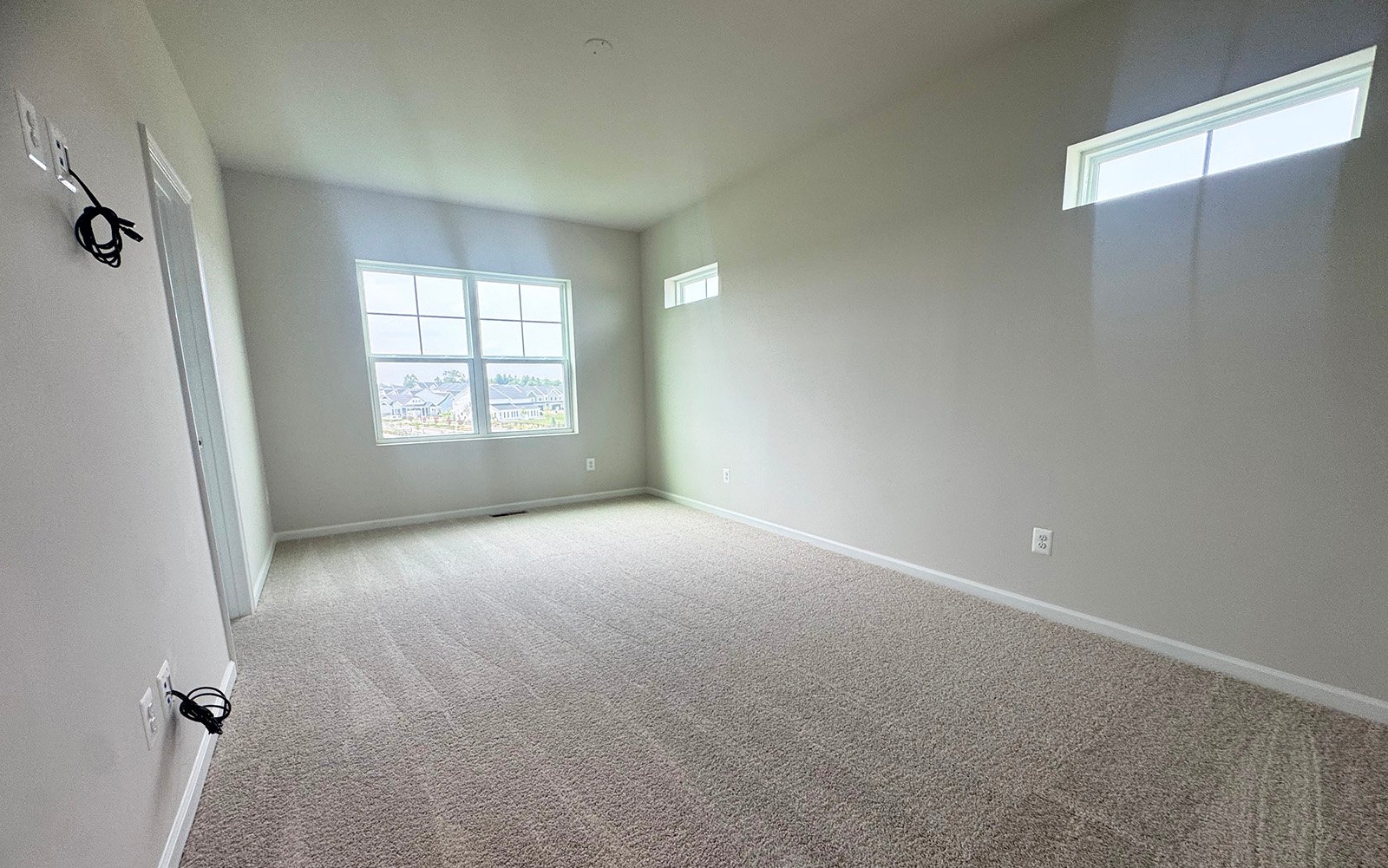 The primary suite of the Skyline on homesite 240015.