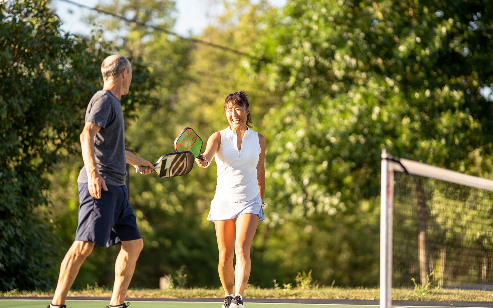 Pickleball courts for the perfect game.