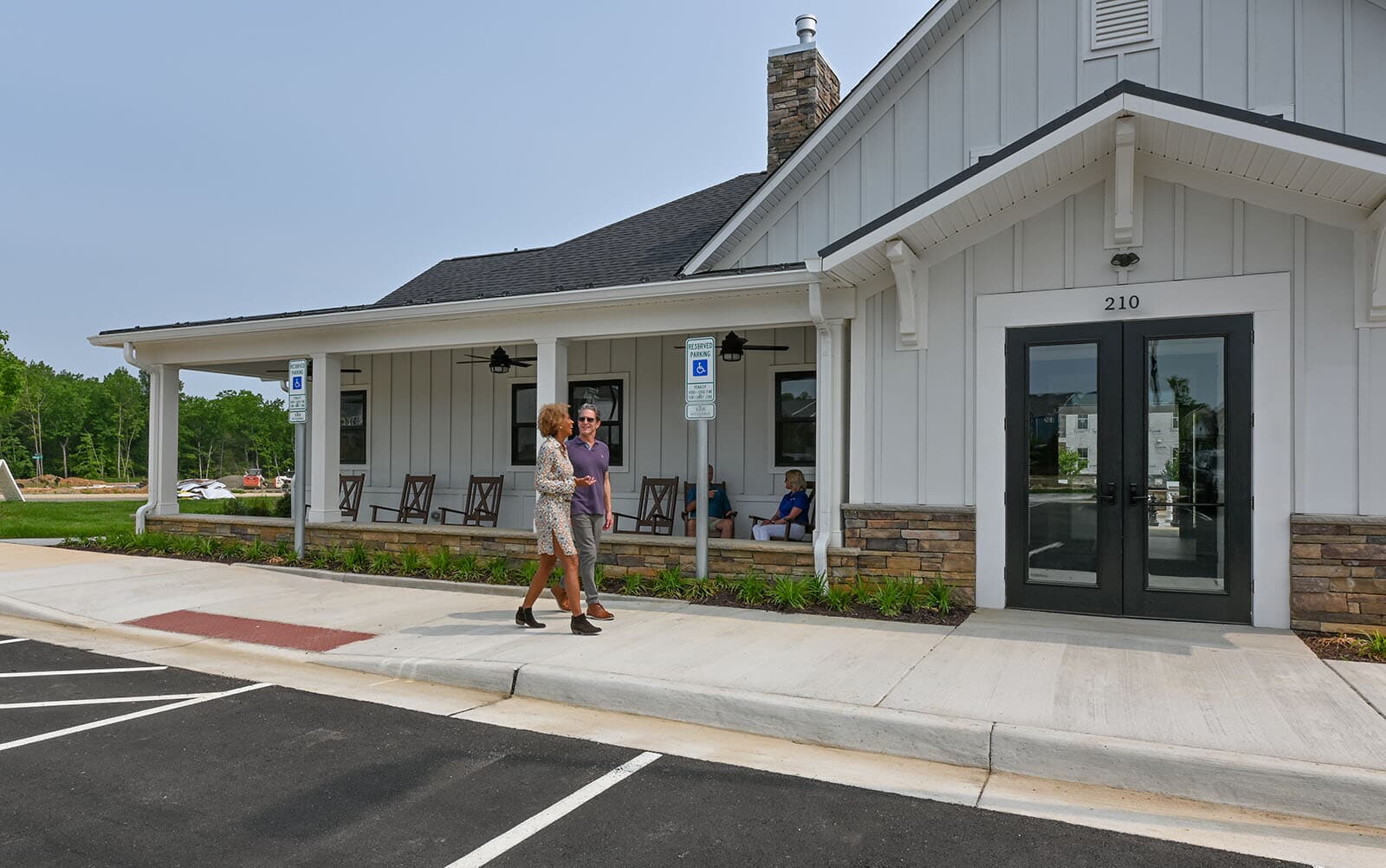 The clubhouse at Cascades at Embrey Mill.