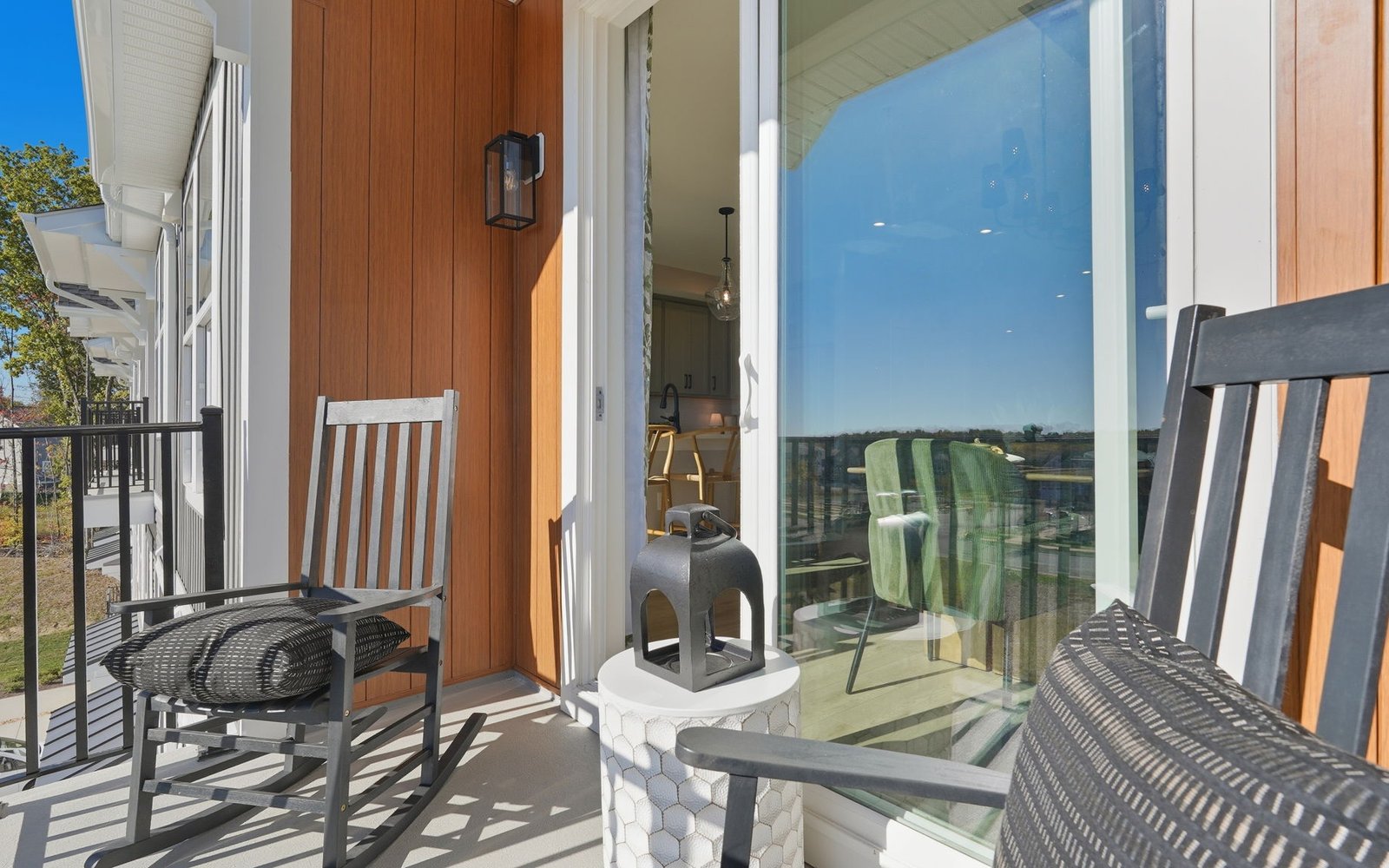 The balcony of the Scarlet by Brookfield Residential.