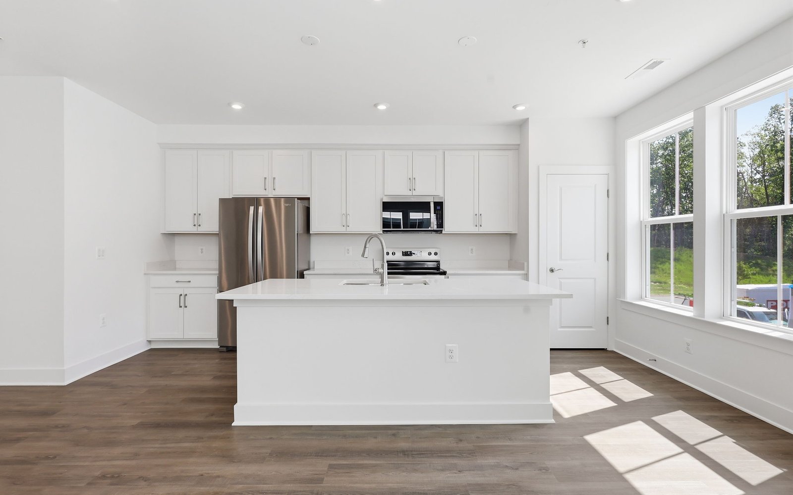 The kitchen details of included selection package 2 in the Amber at Cascades at Embrey Mill.