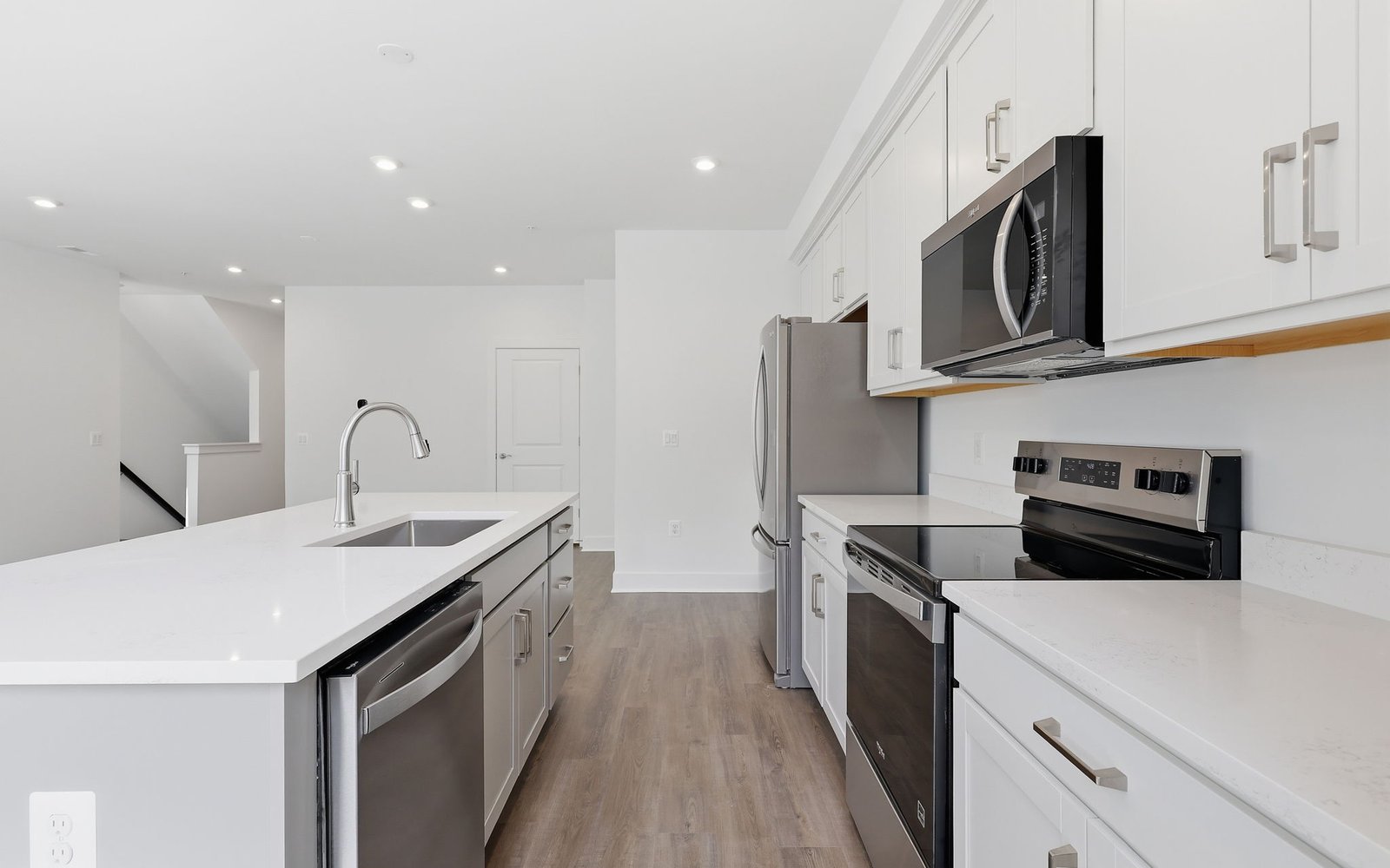 The kitchen details of included selection package 2 in the Amber at Cascades at Embrey Mill.