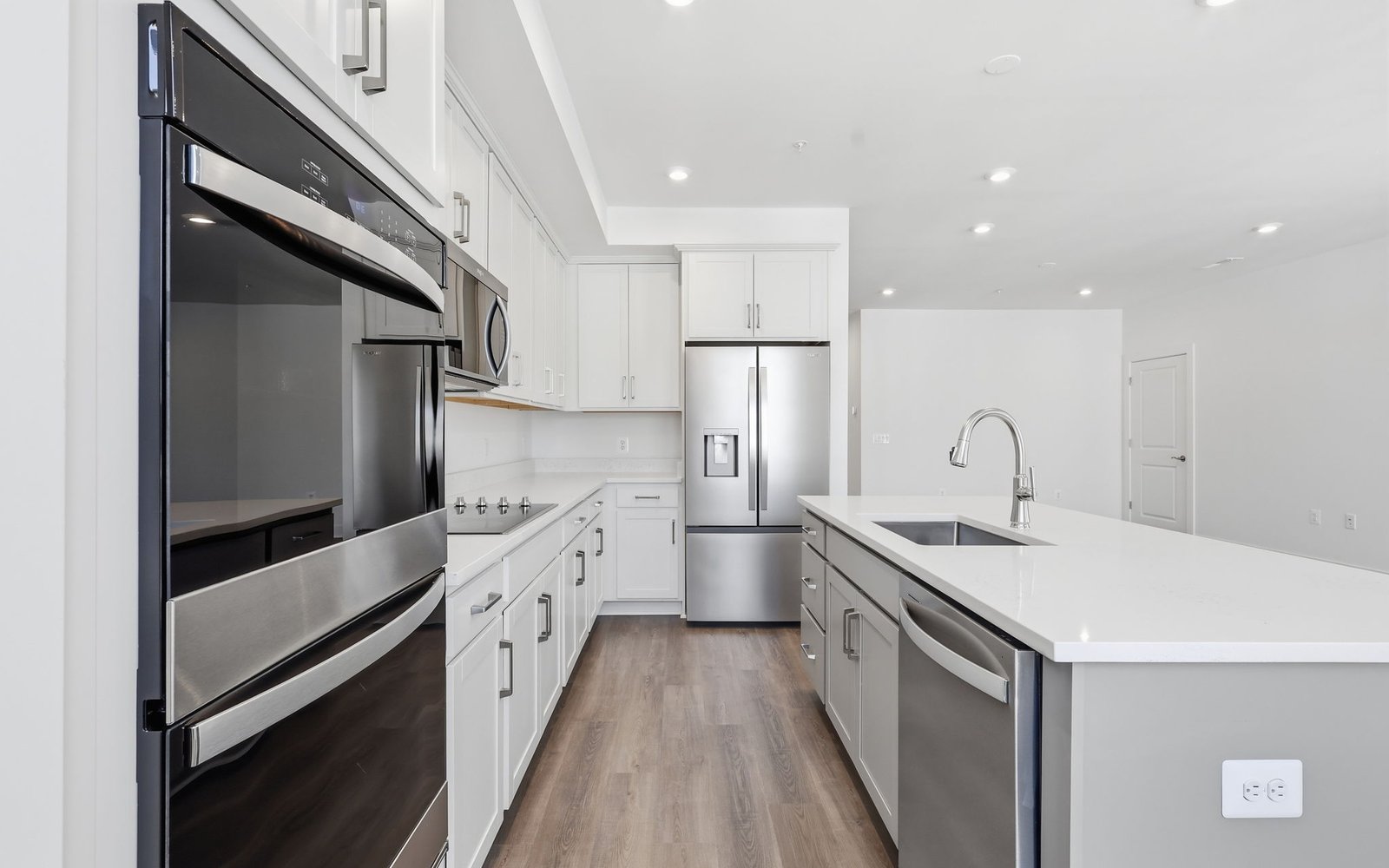The kitchen details of included selection package 2 in the Scarlet at Cascades at Embrey Mill.