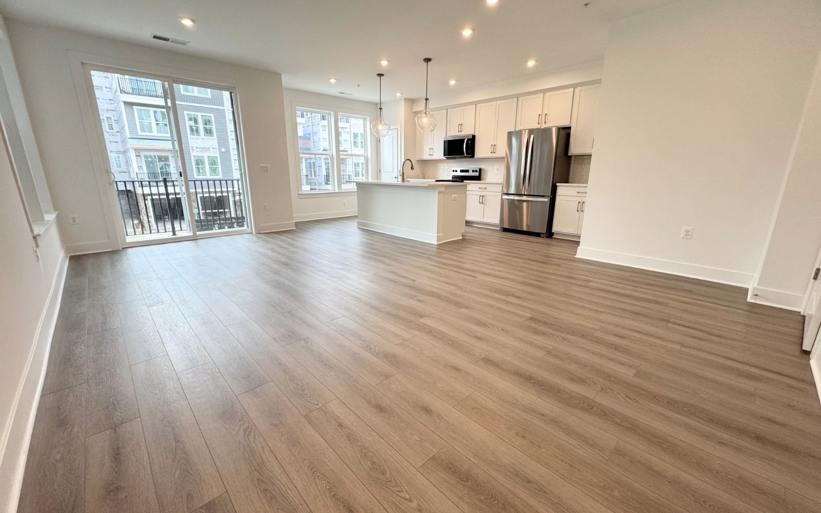 The main level of the Amber on homesite 131 at Cascades at Embrey Mill.