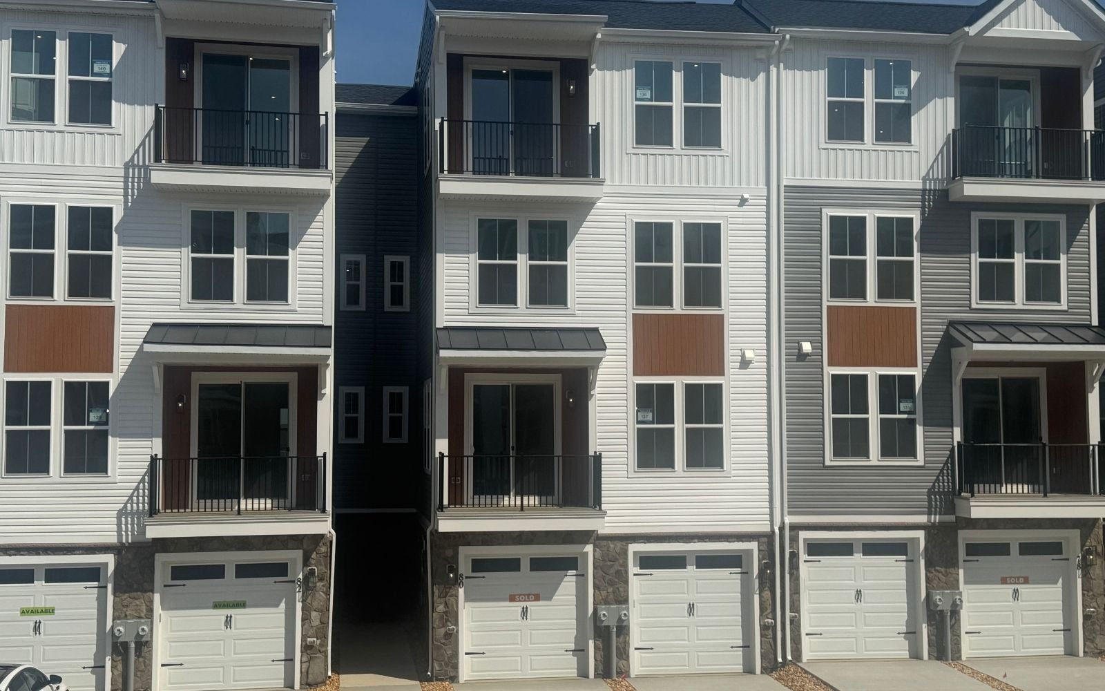The exterior of the Amber on homesite 139 at Cascades at Embrey Mil.