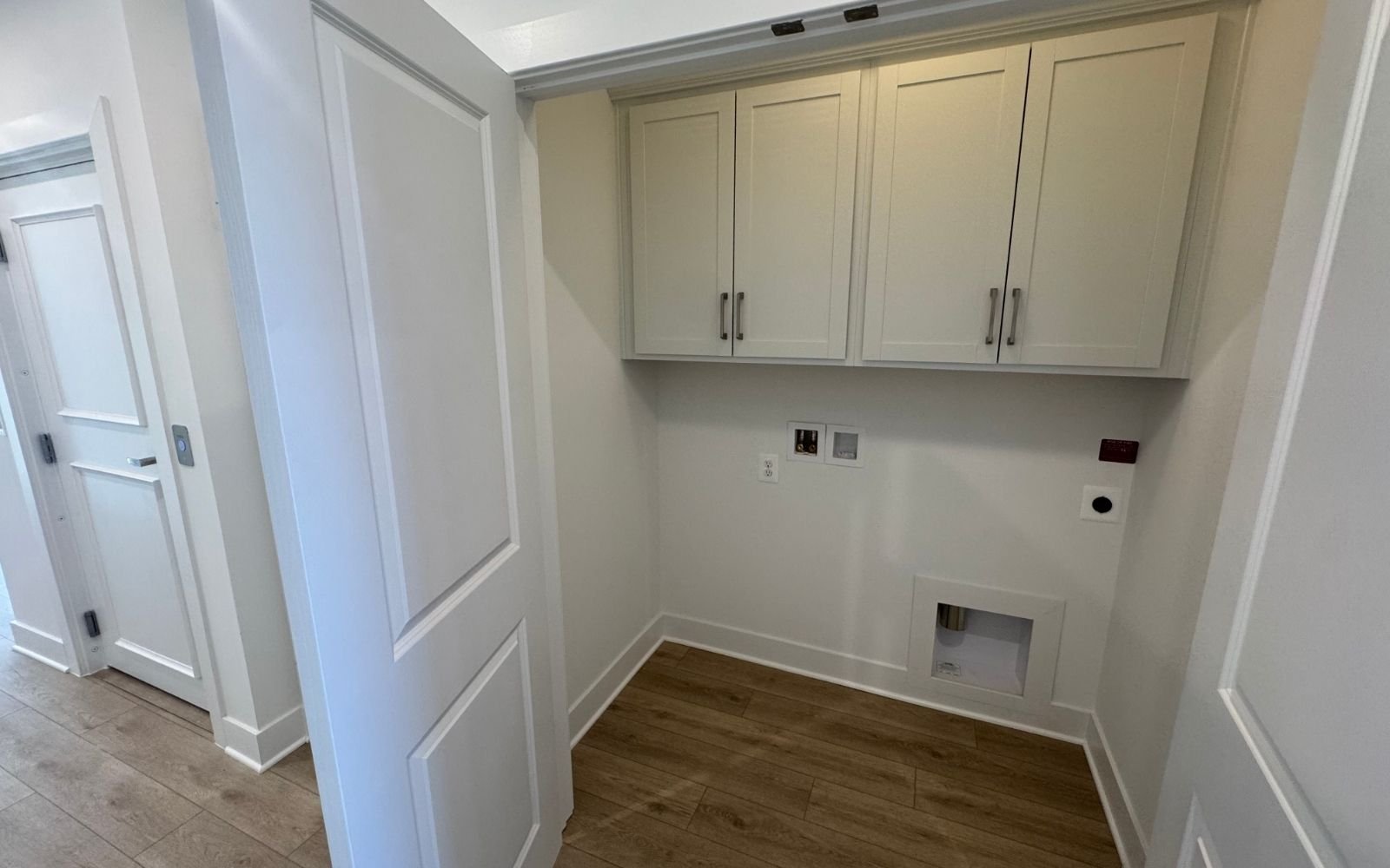 The laundry in the Amber on homesite 139 at Cascades at Embry Mill.