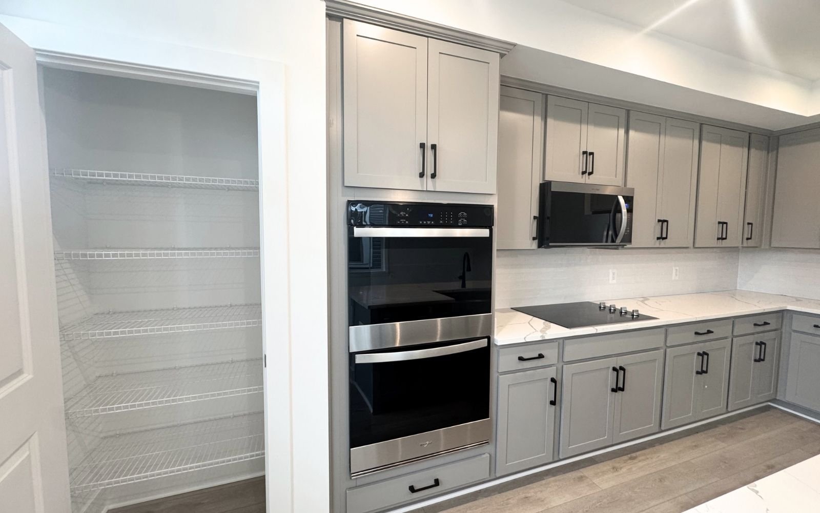 The kitchen of the Scarlet on homesite 1140 at Cascades at Embrey Mill.