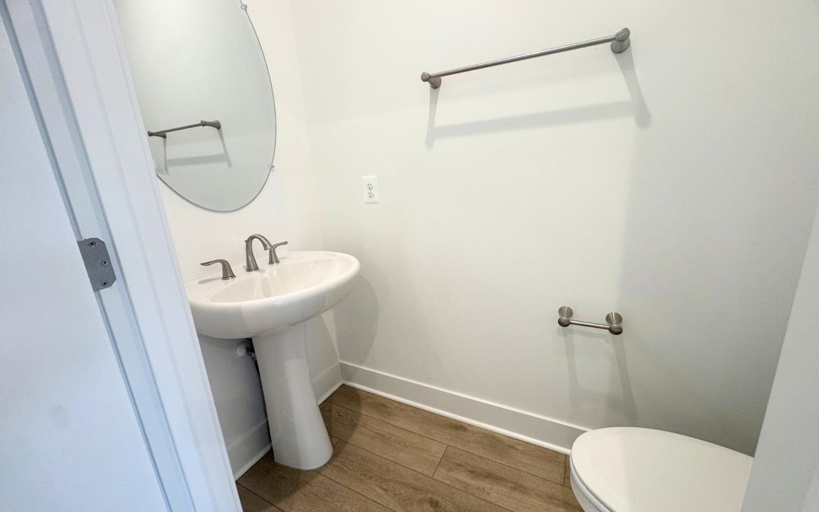 The powder room of the Scarlet on homesite 1140 at Cascades at Embrey Mill.