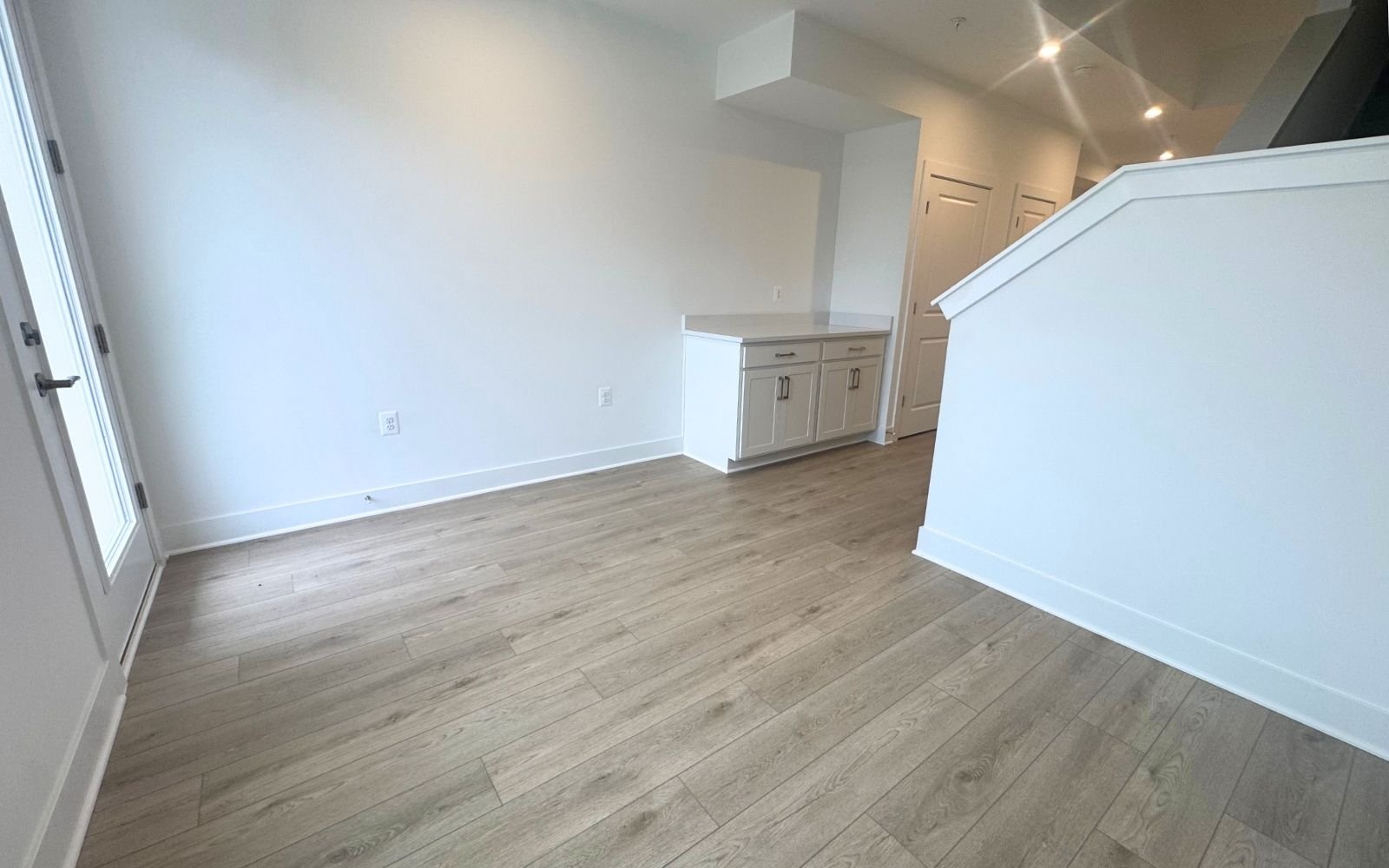 The recreation room in the Scarlet on homesite 1140 at Cascades at Embrey Mill.
