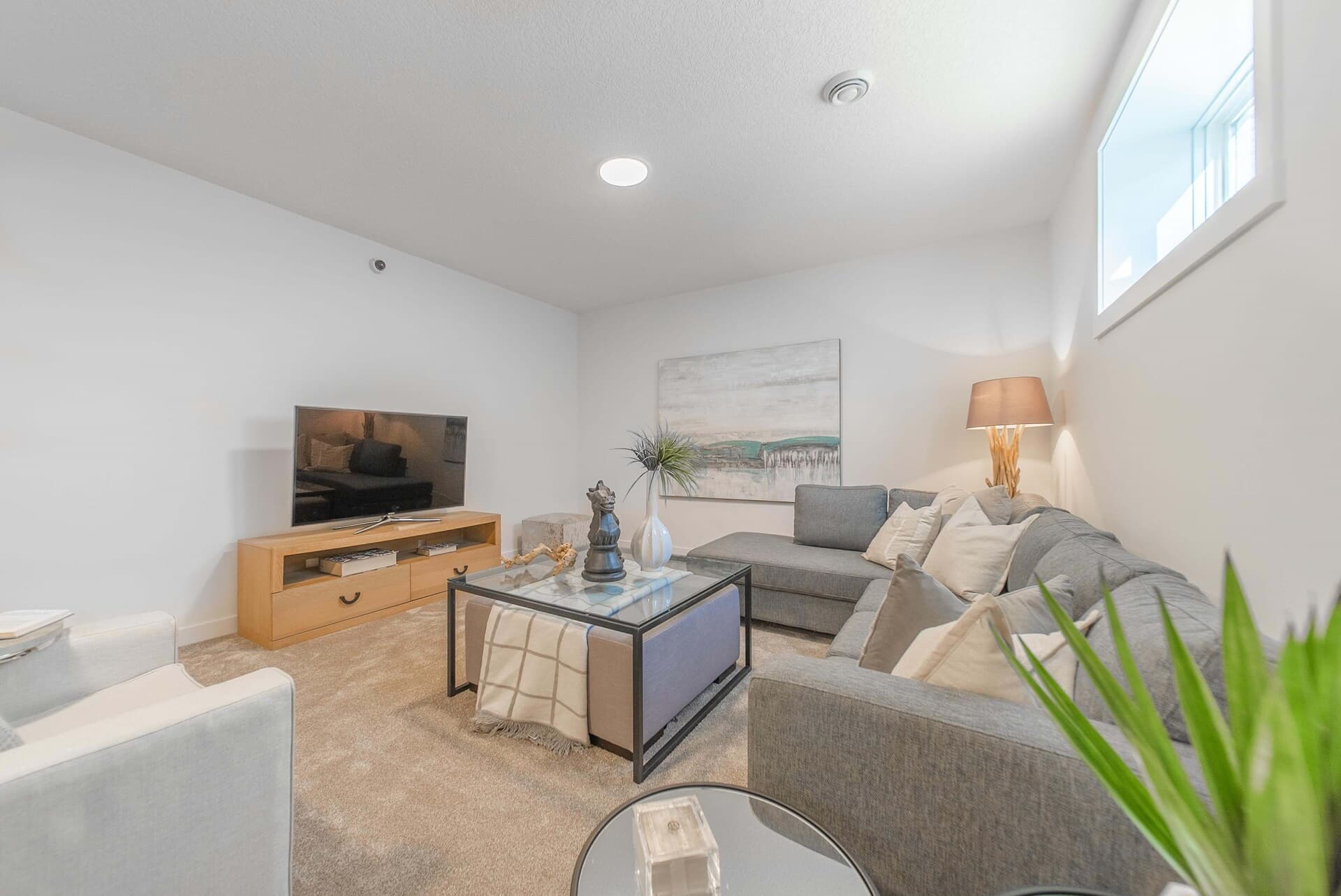 A photo of the basement of the Monaco 28 showhome by Brookfield Residential