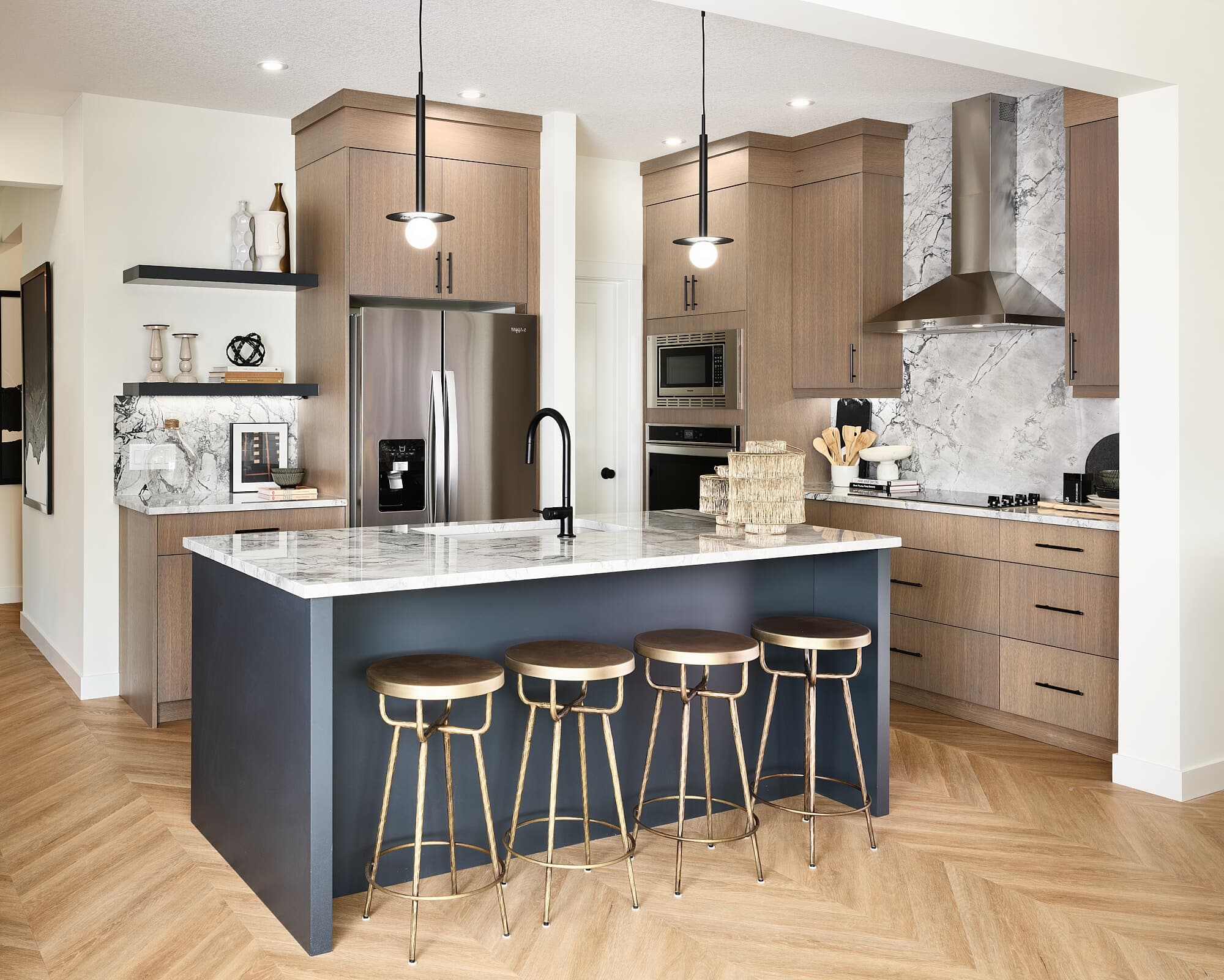 Kitchen of the Rundle 24 by Brookfield Residential