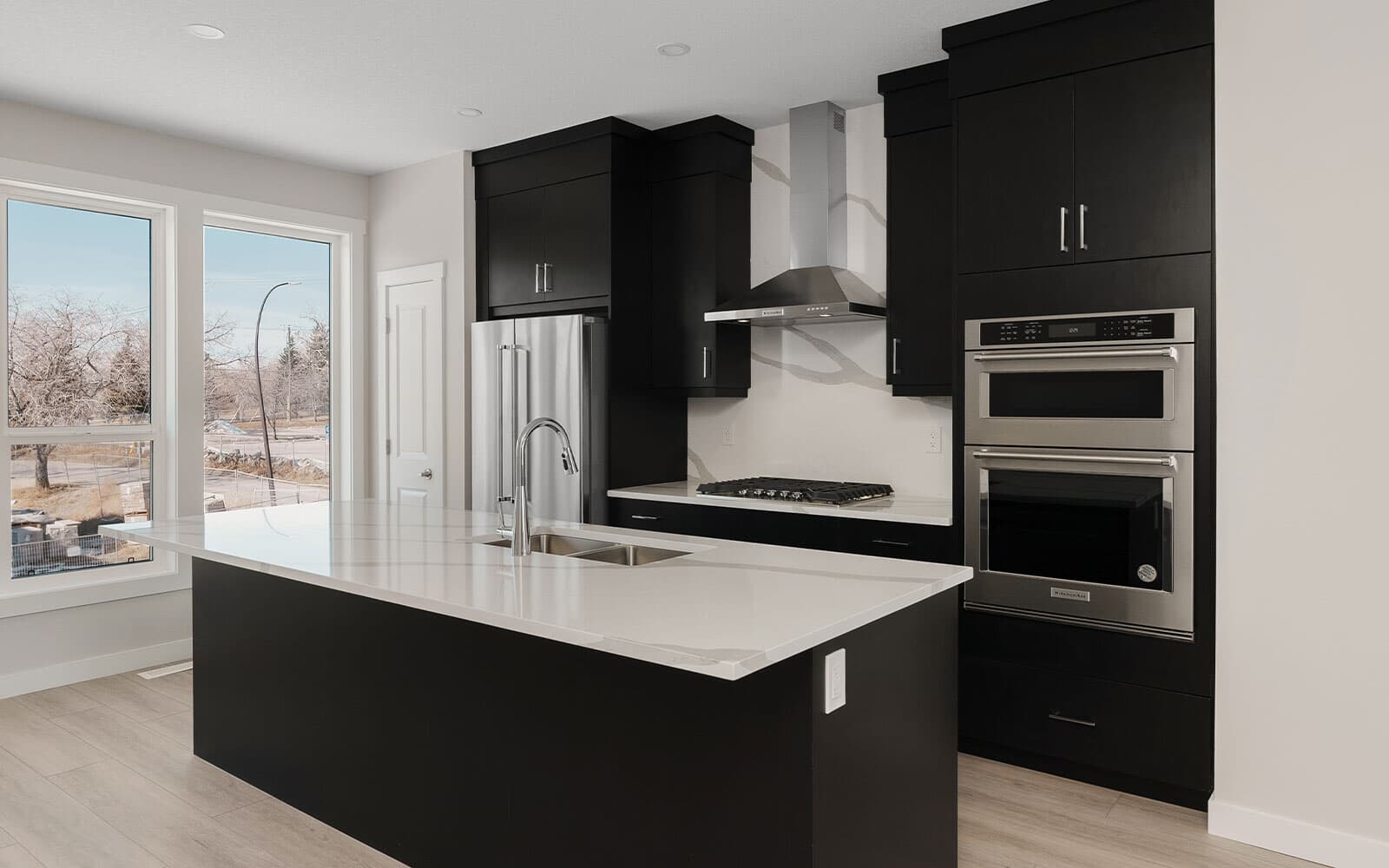 A photo of the kitchen at 14 Sovereign Heights in Crown Park by Brookfield Residential.