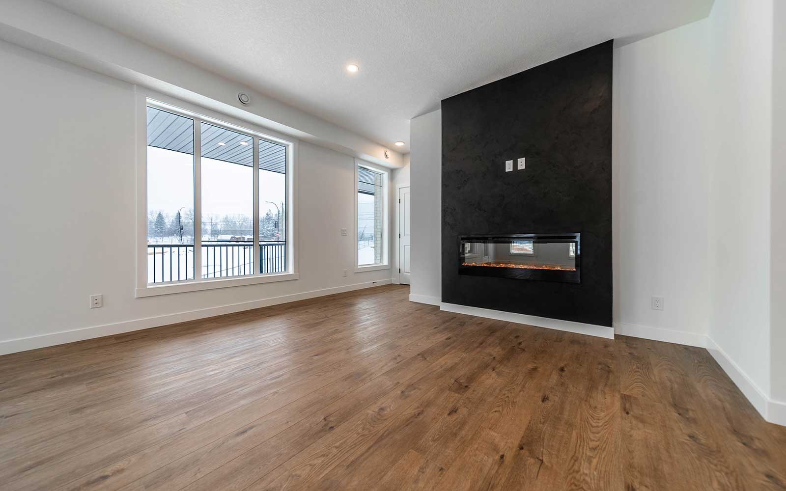 A photo of the great room of the Hyde model in Crown Park by Brookfield Residential