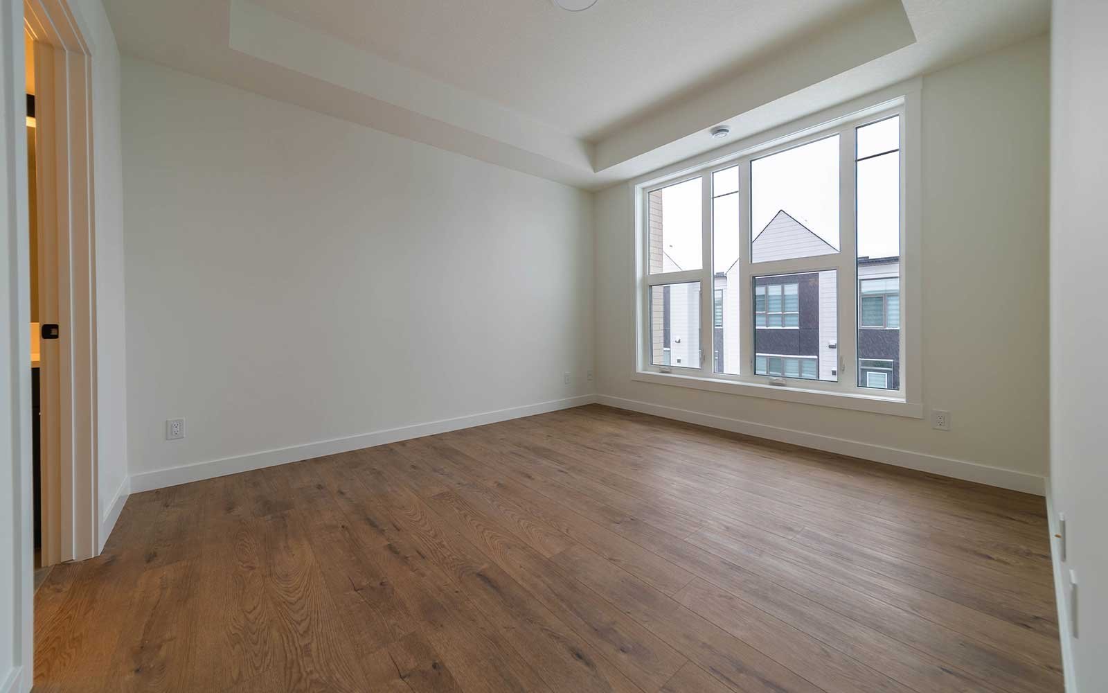 A photo of the primary bedroom of the Hyde model in Crown Park by Brookfield Residential