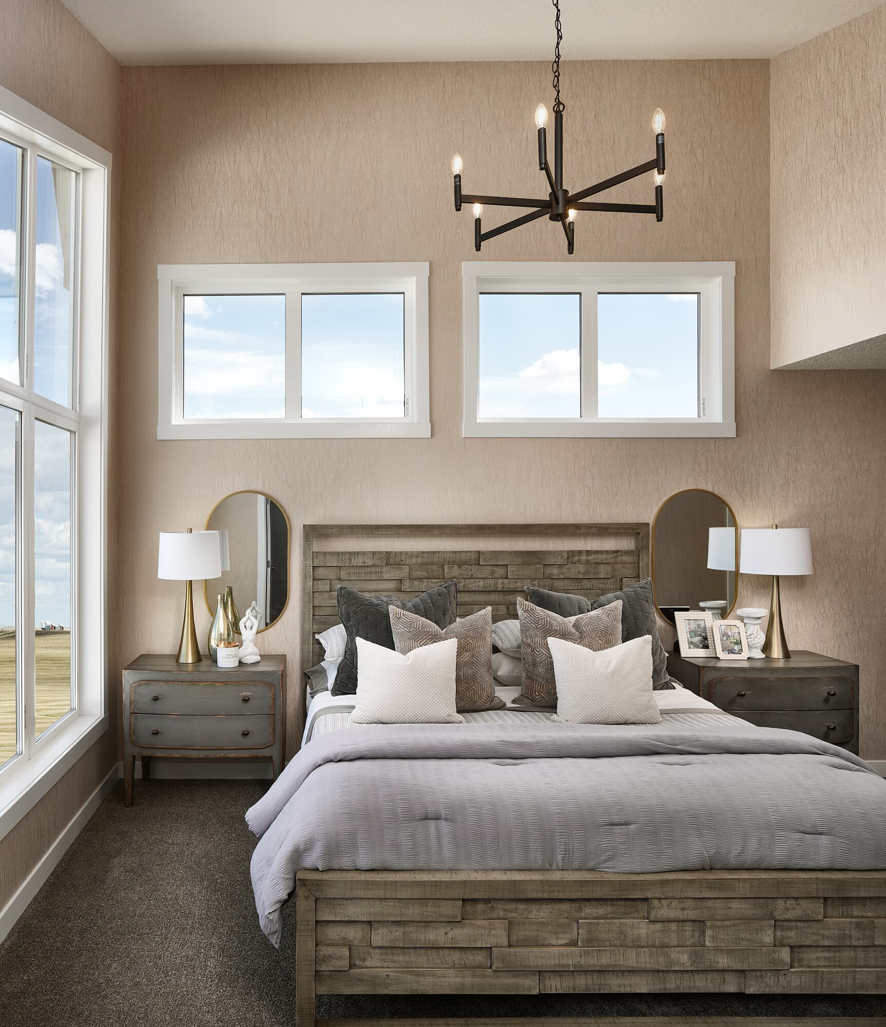 Owner's suite in the Purcell 24 model home by Brookfield Residential