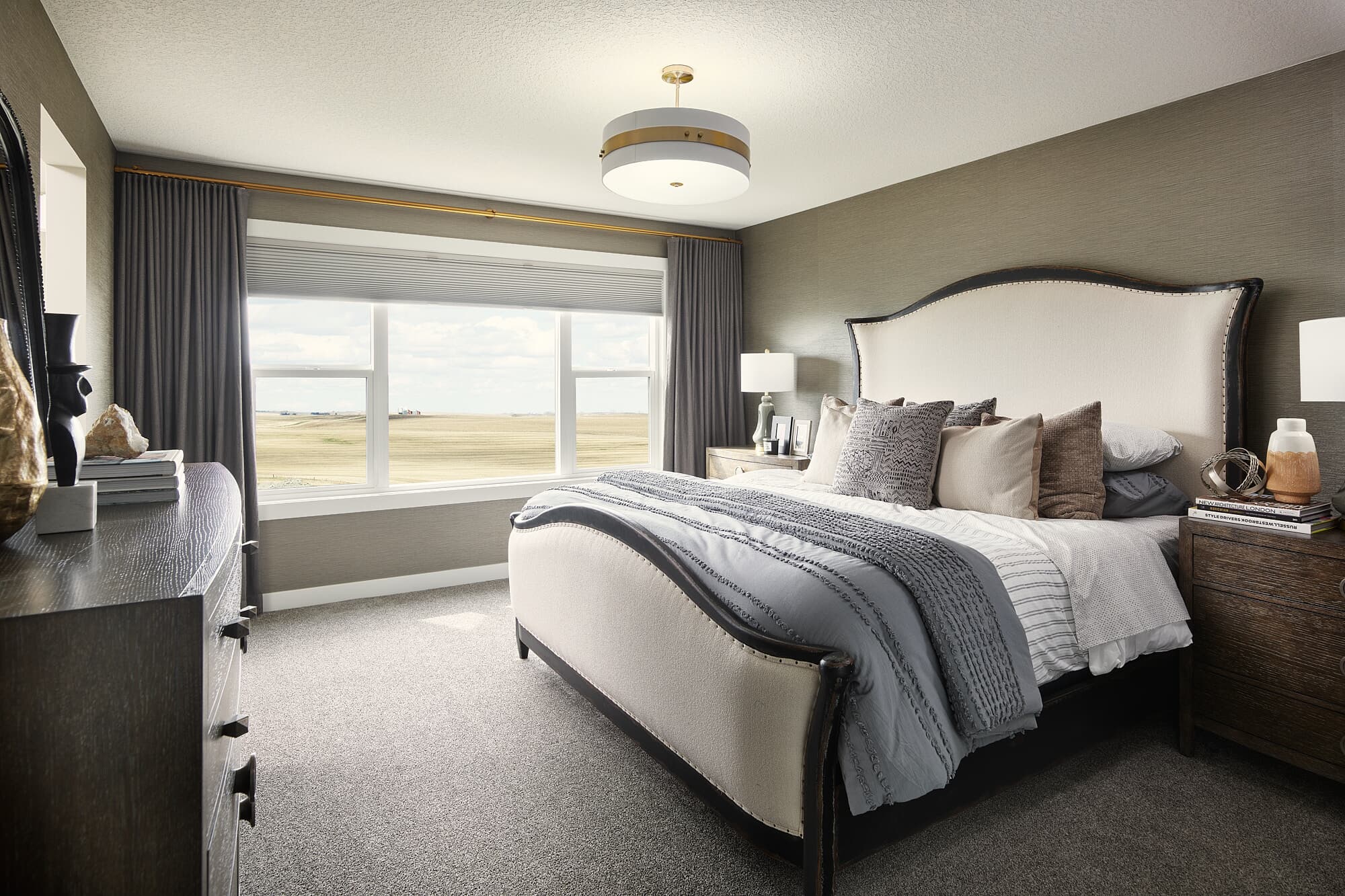 Owner's suite of the Robson 26 model home by Brookfield Residential