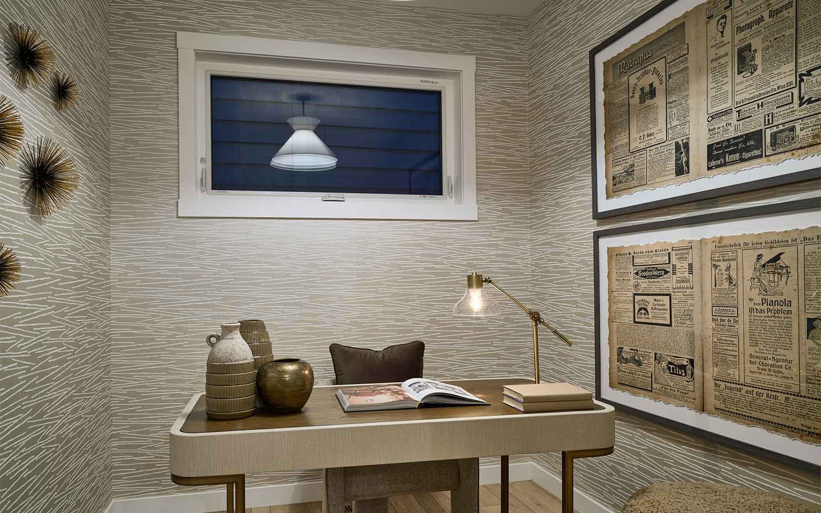 A photo of the flex room of the Purcell 24 show home in Rockland Park by Brookfield Residential