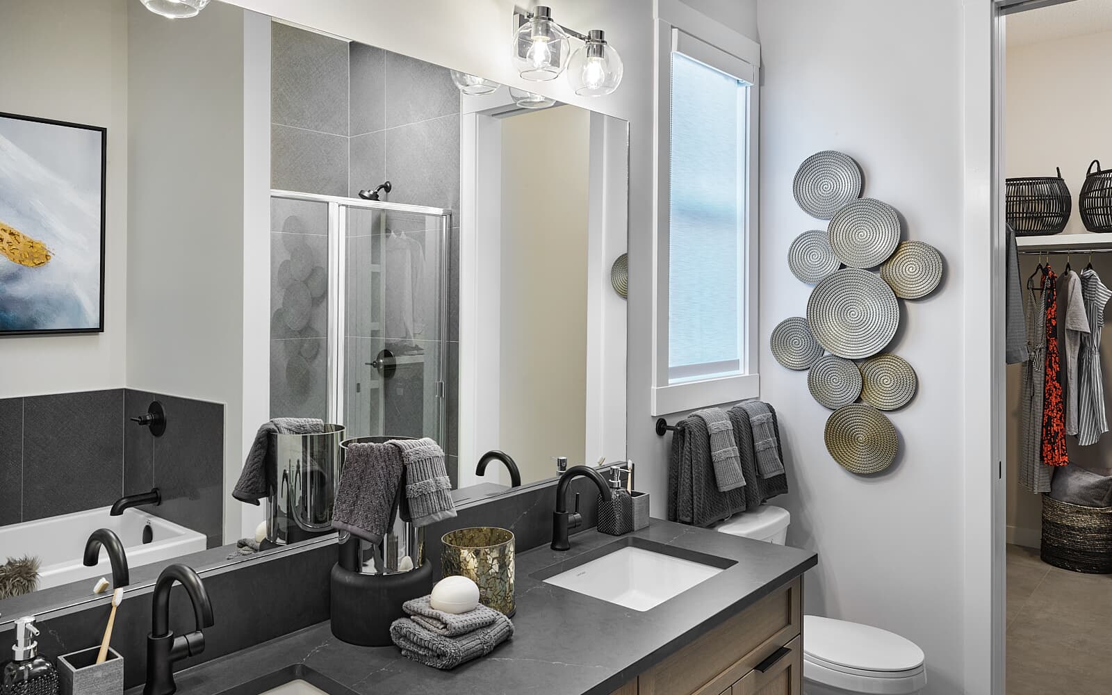 Ensuite of the York showhome in Rockland Park by Brookfield Residential