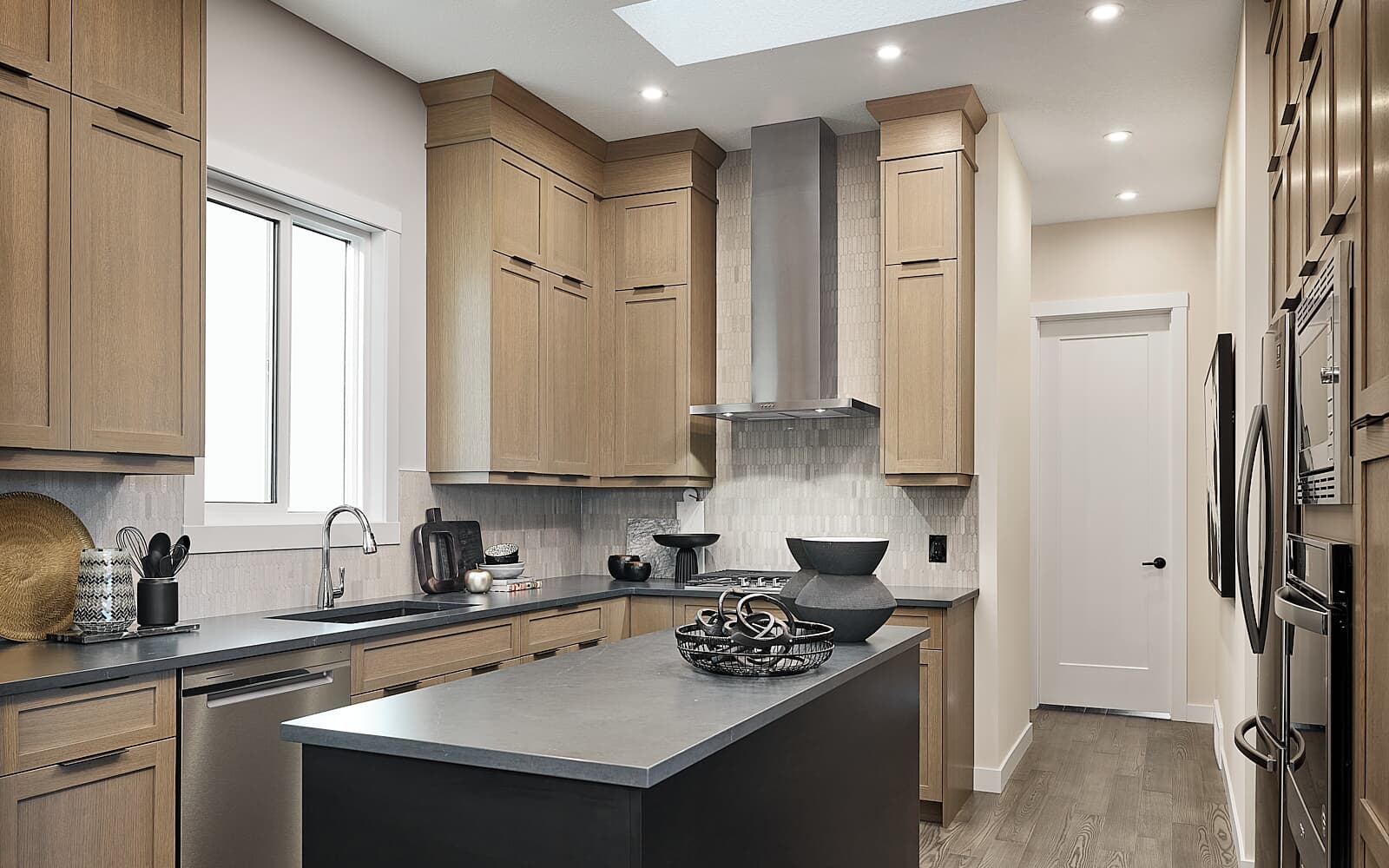 Kitchen of the York showhome in Rockland Park by Brookfield Residential