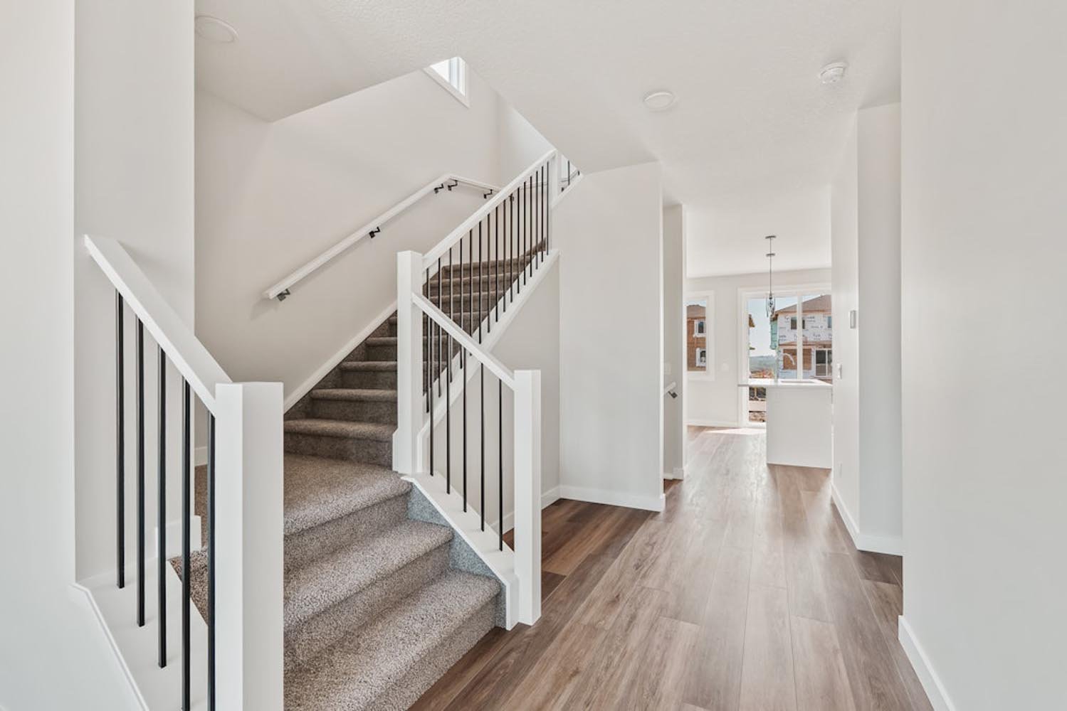 A photo of the duplex quick possession at 129 Setonvista Gate SE in Seton Ridge by Brookfield Residential