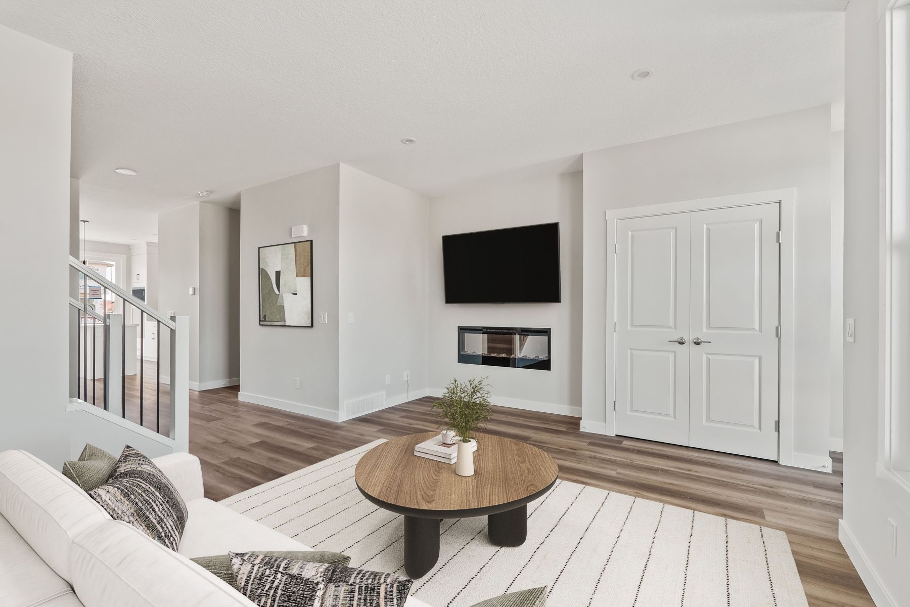 A photo of the duplex quick possession at 129 Setonvista Gate SE in Seton Ridge by Brookfield Residential