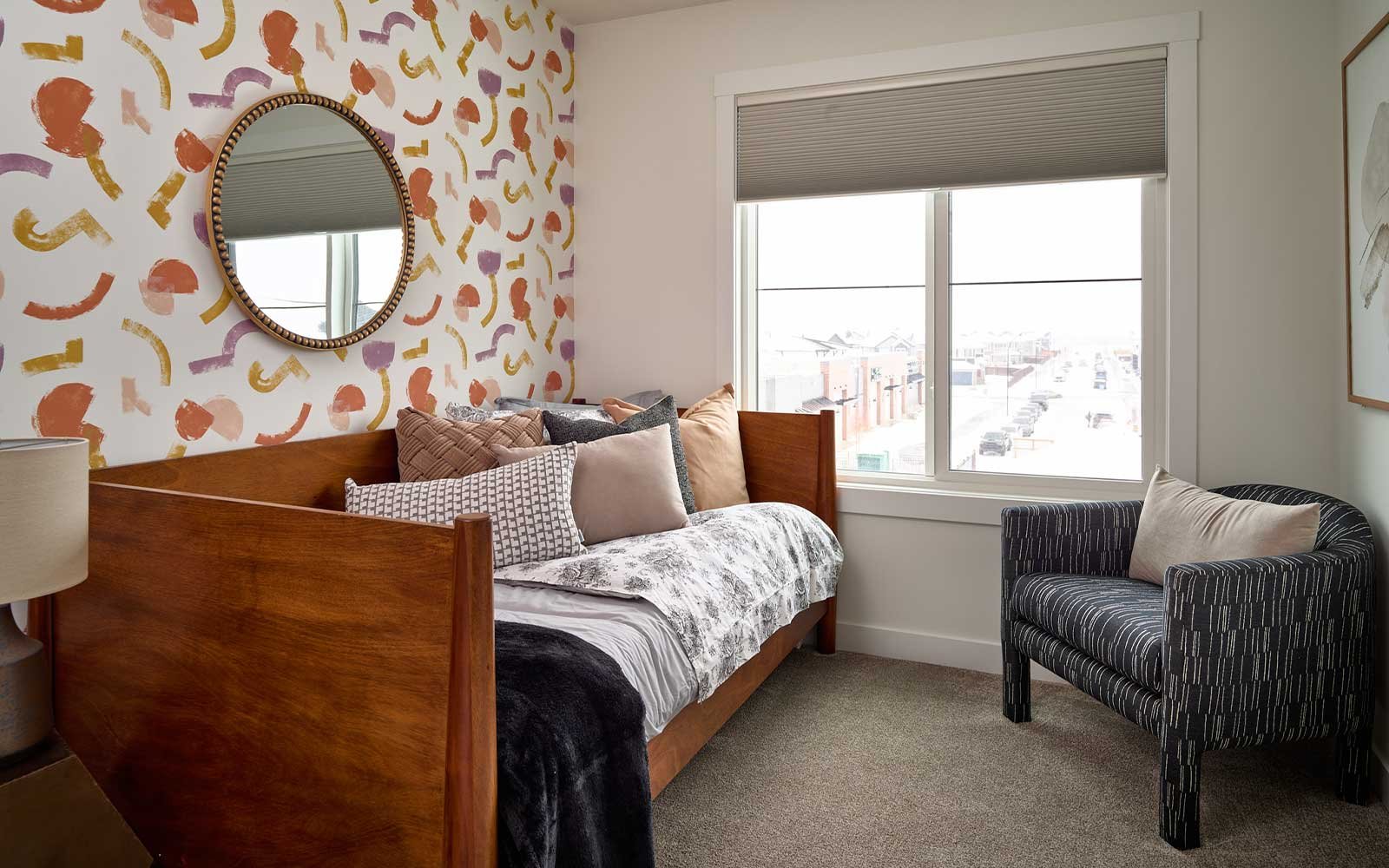 A photo of the bedroom in the Armstrong model in Brightside by Brookfield Residential