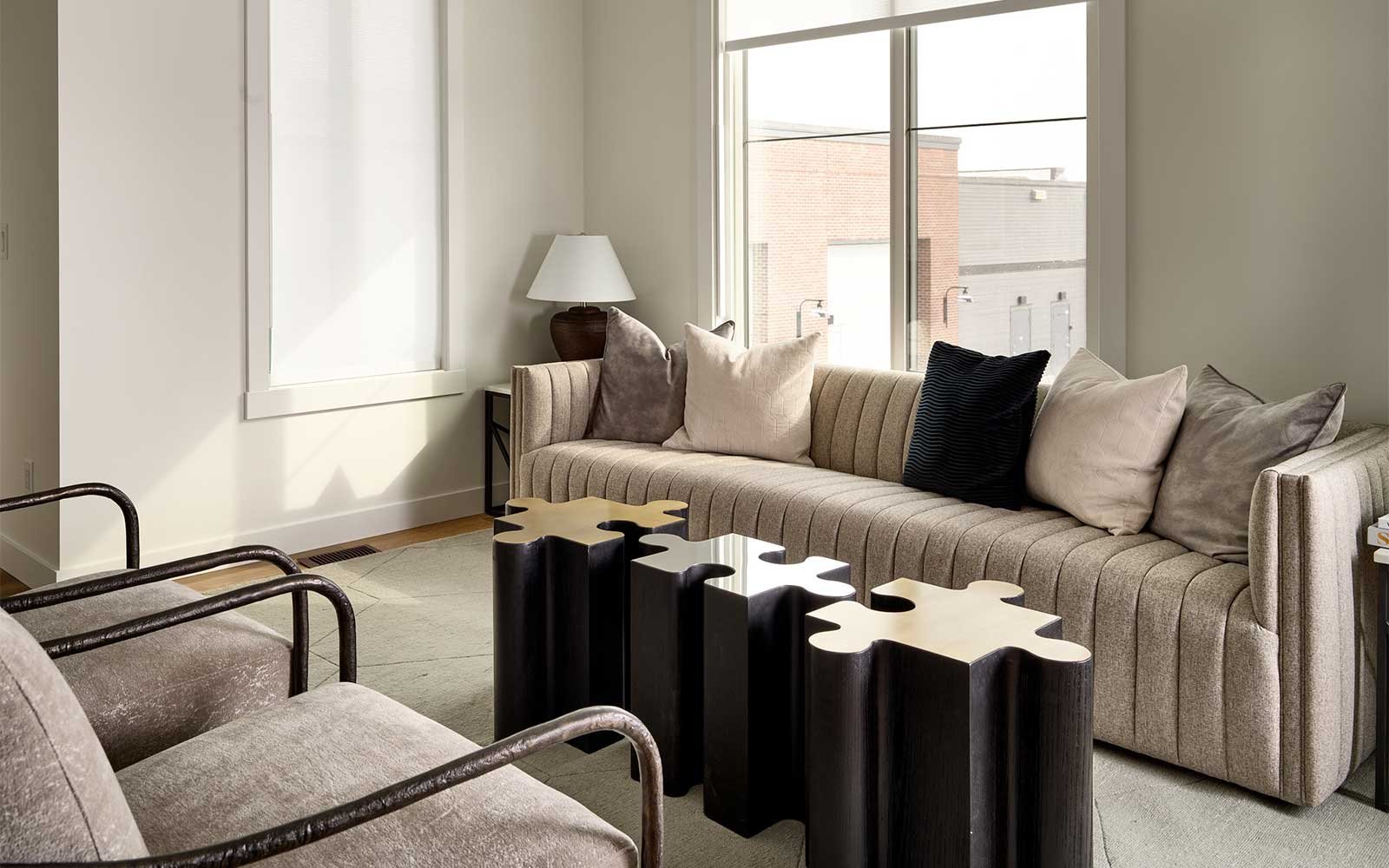 A photo of the great room in the Armstrong model in Brightside by Brookfield Residential