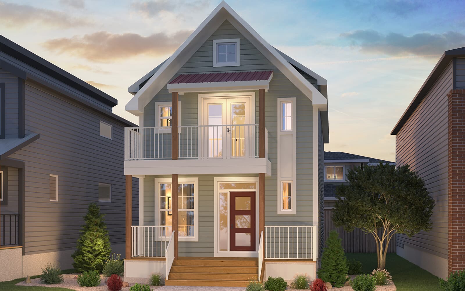 Calgary BrookfieldResidential NewHomes Carlisle2 Farmhouse B