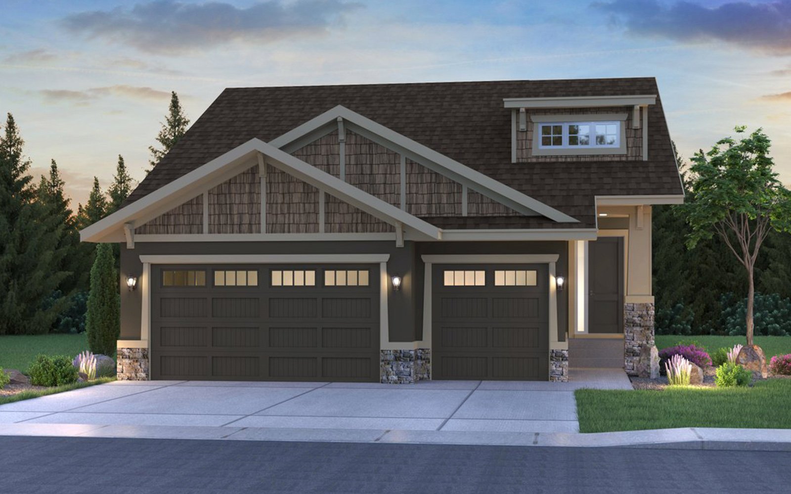 sereno2 craftsman elevation in rockland park and cranston's riverstone