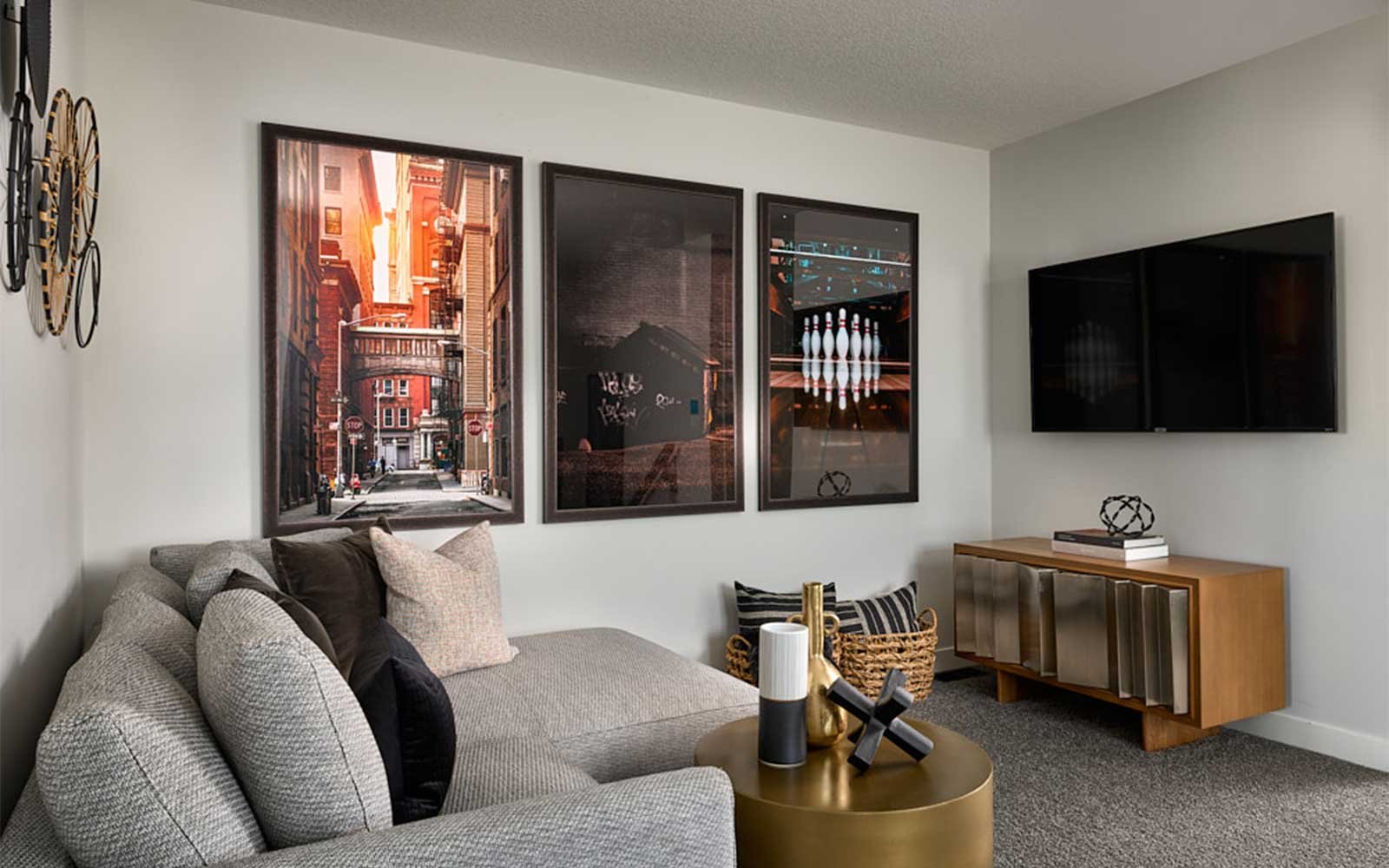 A photo of the bonus room in the Wicklow show home by Brookfield Residential