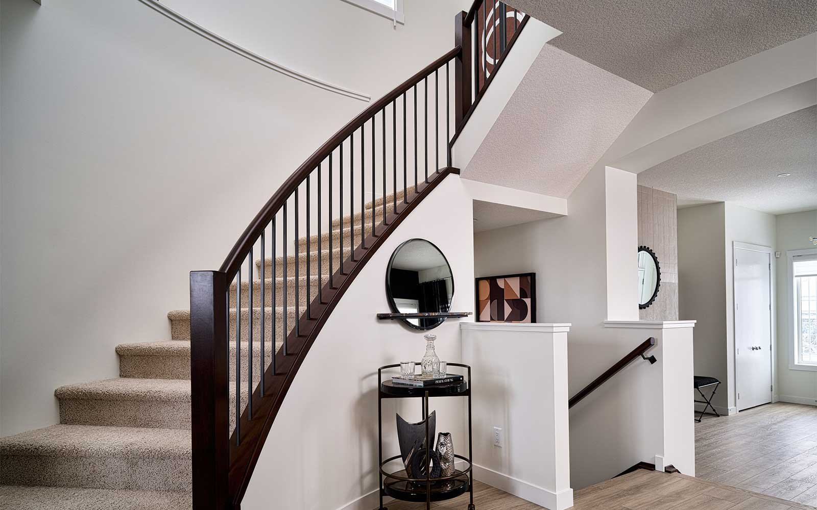 A photo of the foyer of the Belvedere model by Brookfield Residential.