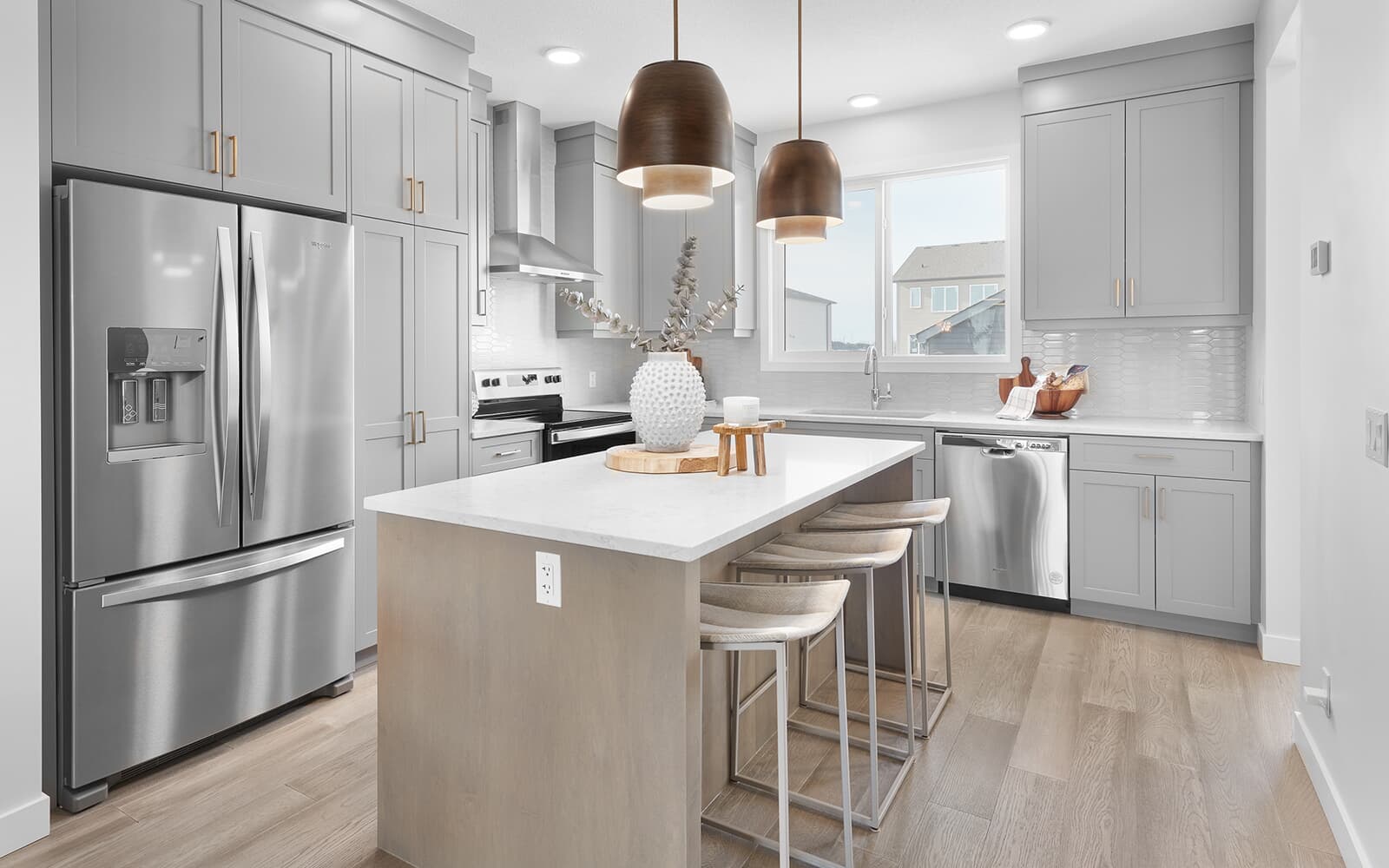 A kitchen in the Belvedere in Edgemont, Edmonton, Alberta.