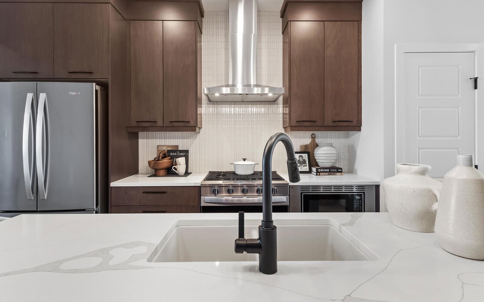 A photo of the kitchen of the Kendal laned model by Brookfield Residential