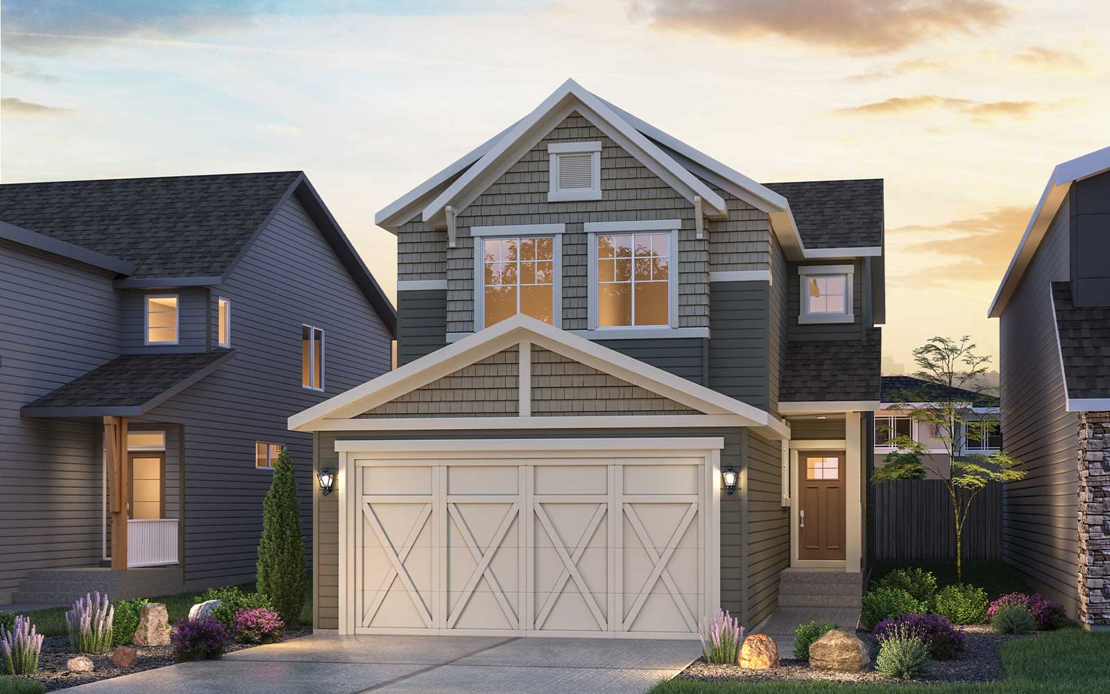 Exterior rendering of the Sierra 24 Heritage style