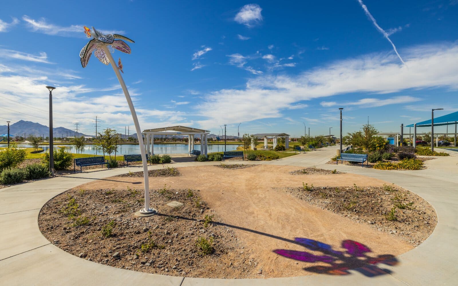 Butterfly Art Display at Alamar Community Regional Park