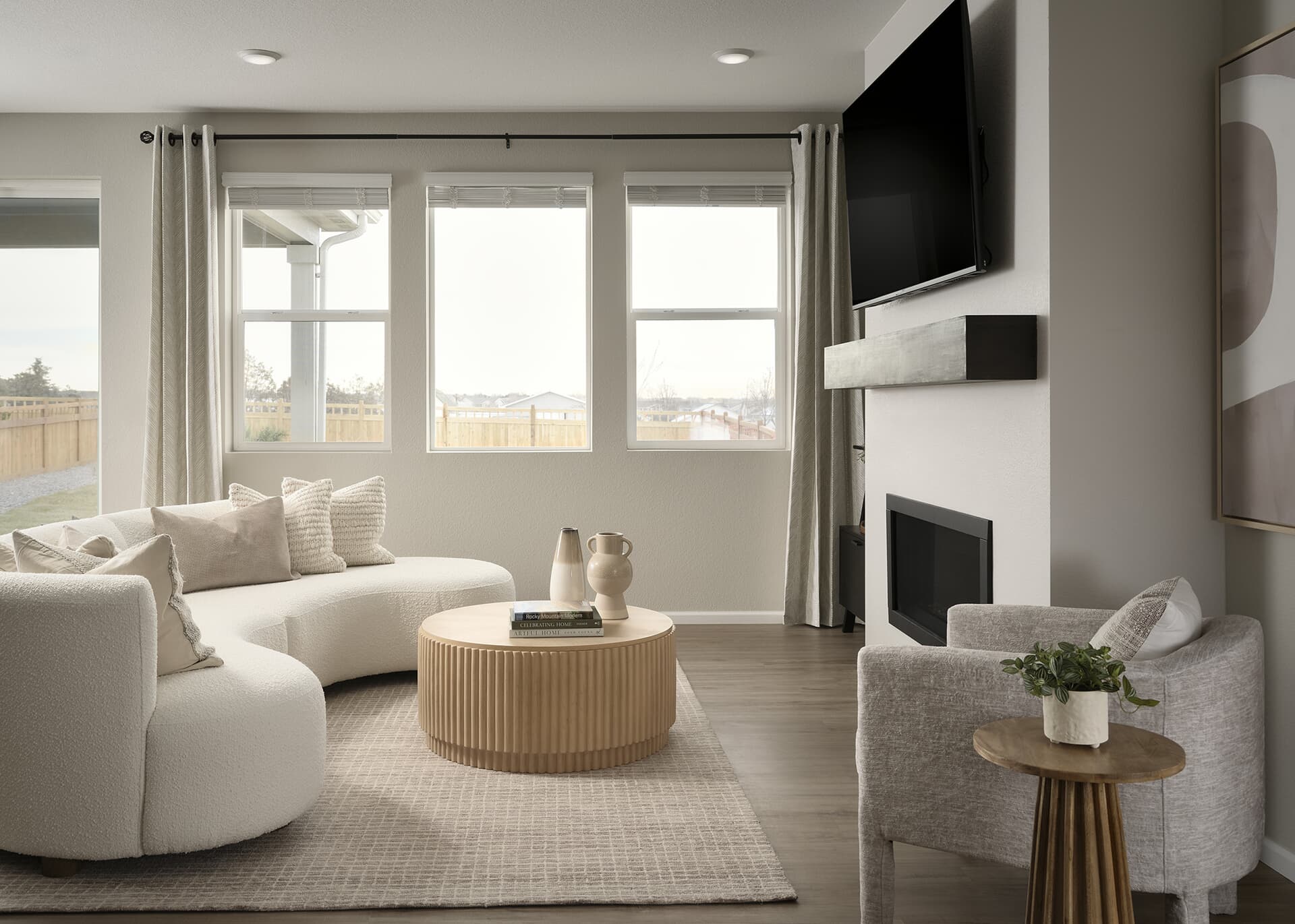 Artisan Three Family Room at Brighton Crossings in Brighton, CO Artisan Three Family Room at Brighton Crossings in Brighton, CO