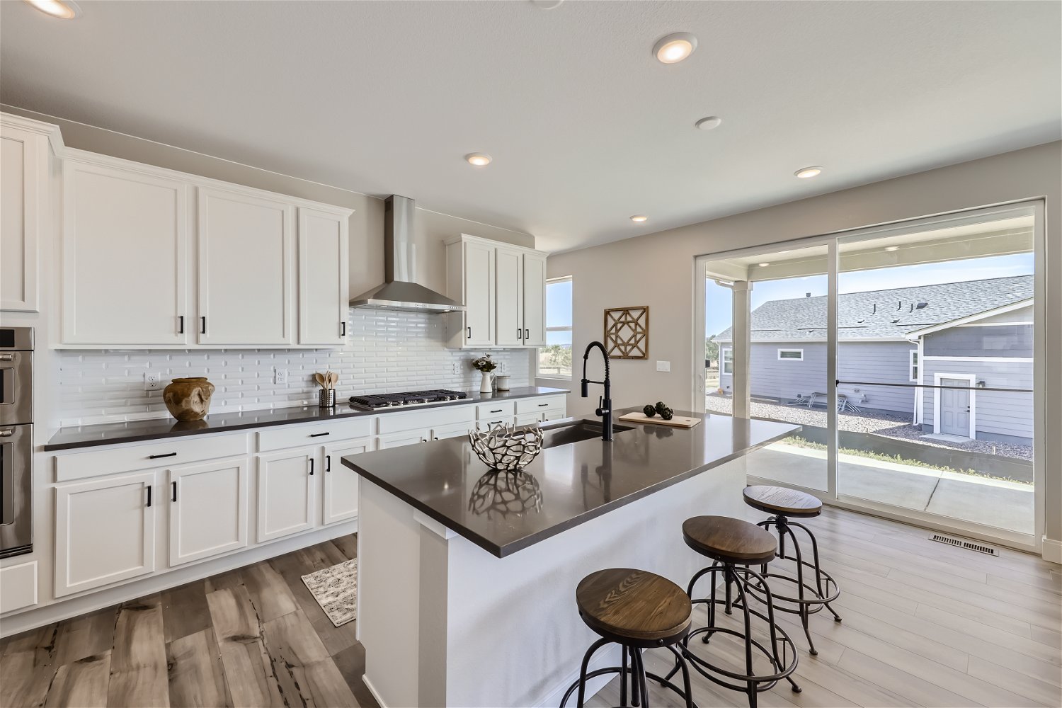 5450 Riverbend Kitchen at Barefoot Lakes in Firestone, CO 