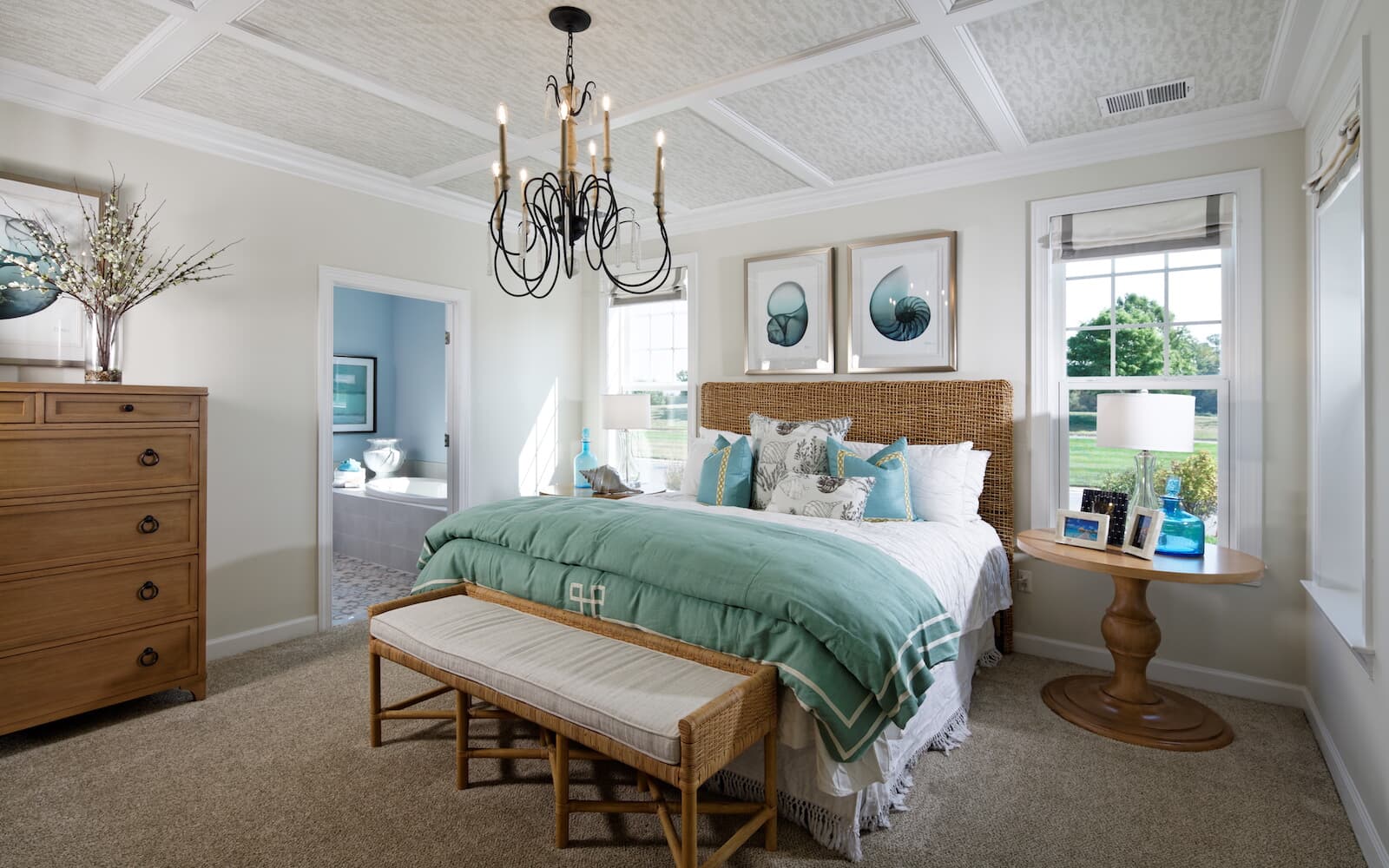 The owner s bedroom in the Picasso at Heritage Shores in Bridgeville DE 