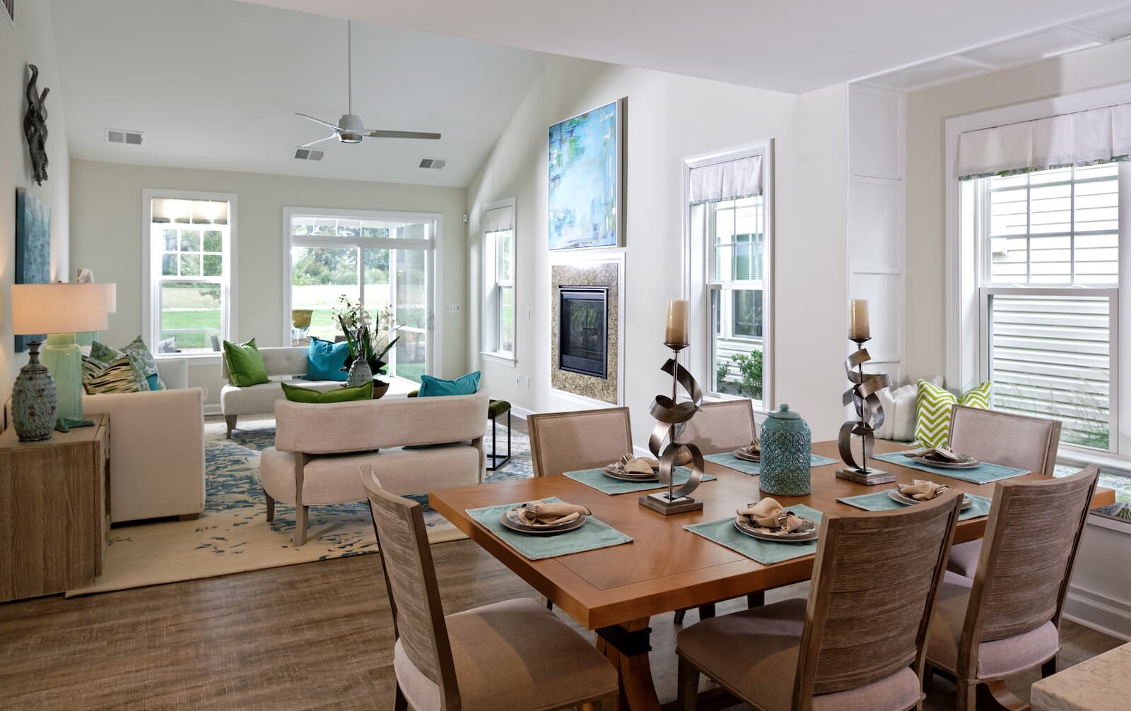 The dining room of the Picasso at Heritage Shores in Bridgeville DE 