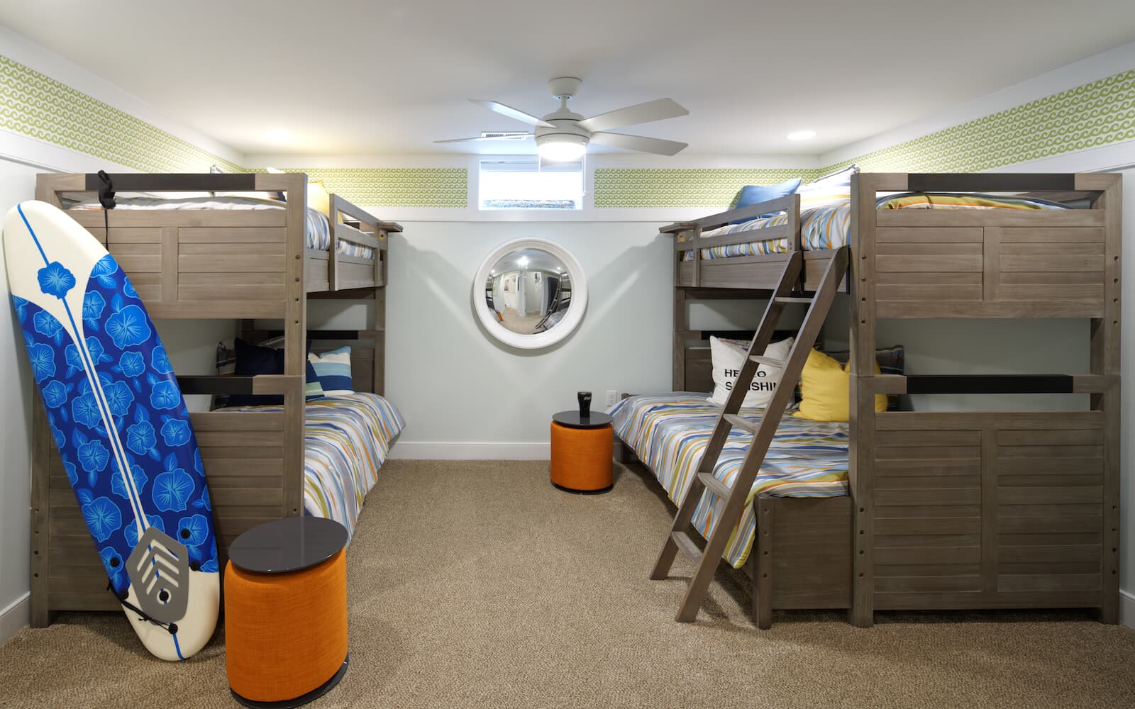 Savoy II secondary bedroom in the lower level at Heritage Shores in Bridgeville DE