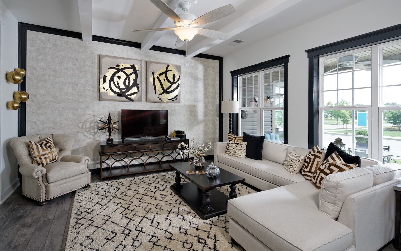 Savoy II great room at Heritage Shores in Bridgeville DE