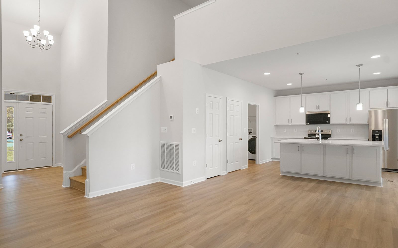 The main level of the Savoy II on homesite 3008 at Swan Point.