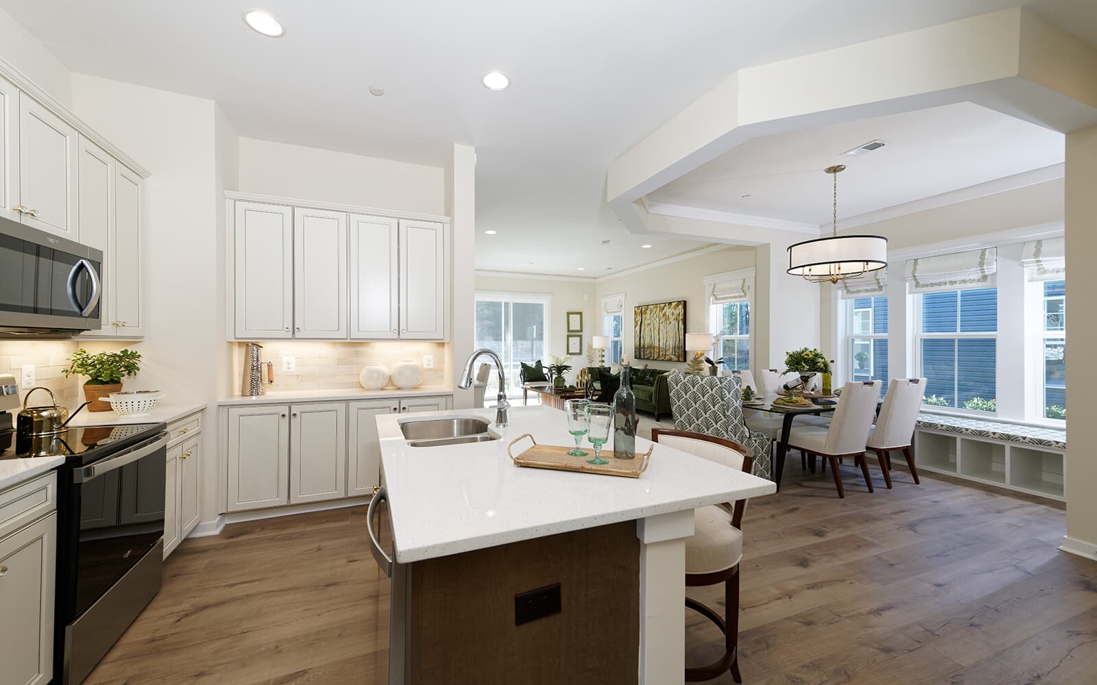 A kitchen in the Douglas by Brookfield Residential