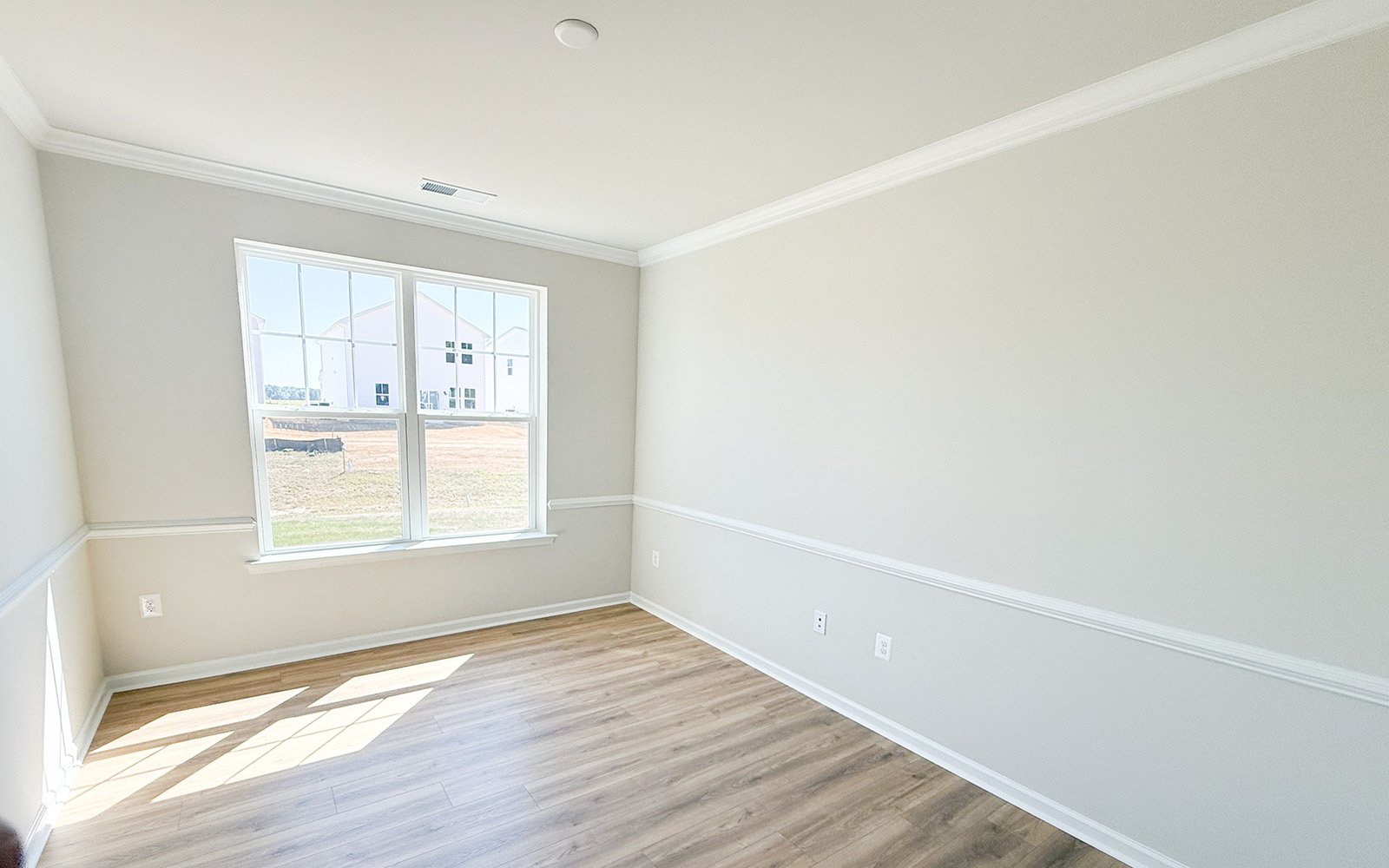 The library in the Beckham on homesite 1134 at Lakeside at Trappe by Brookfield Residential.