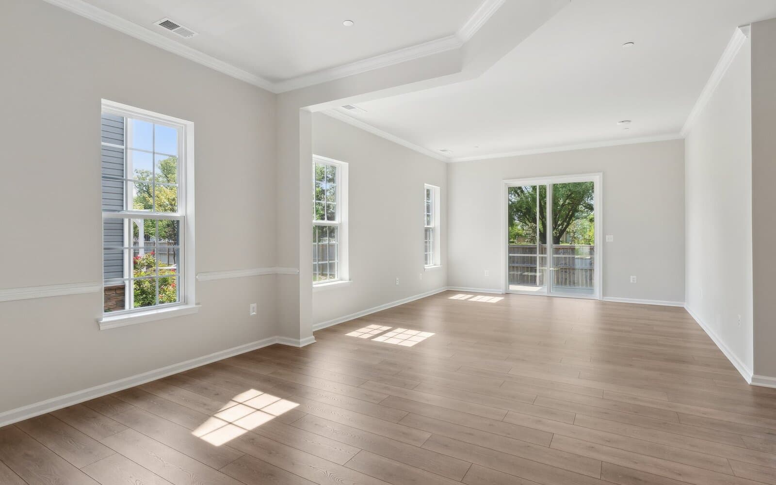 The main level of the Douglas on homesite 1005 at Lakeside at Trappe.