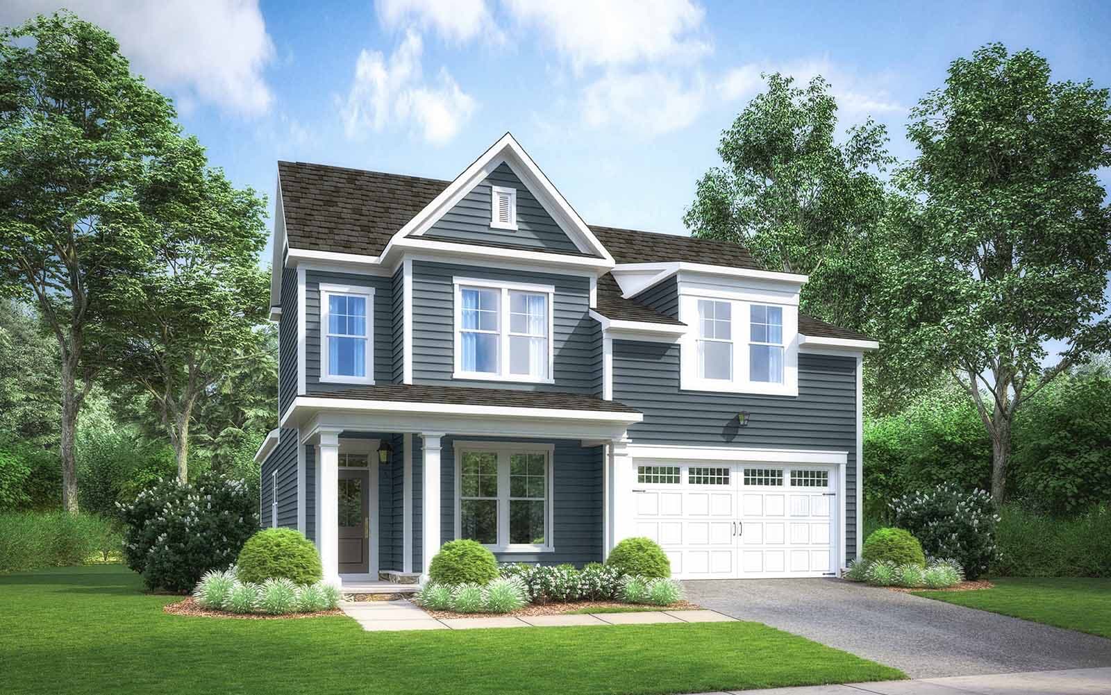 Elevation 1 of the Torrington a home design by Brookfield Residential at Lakeside at Trappe.