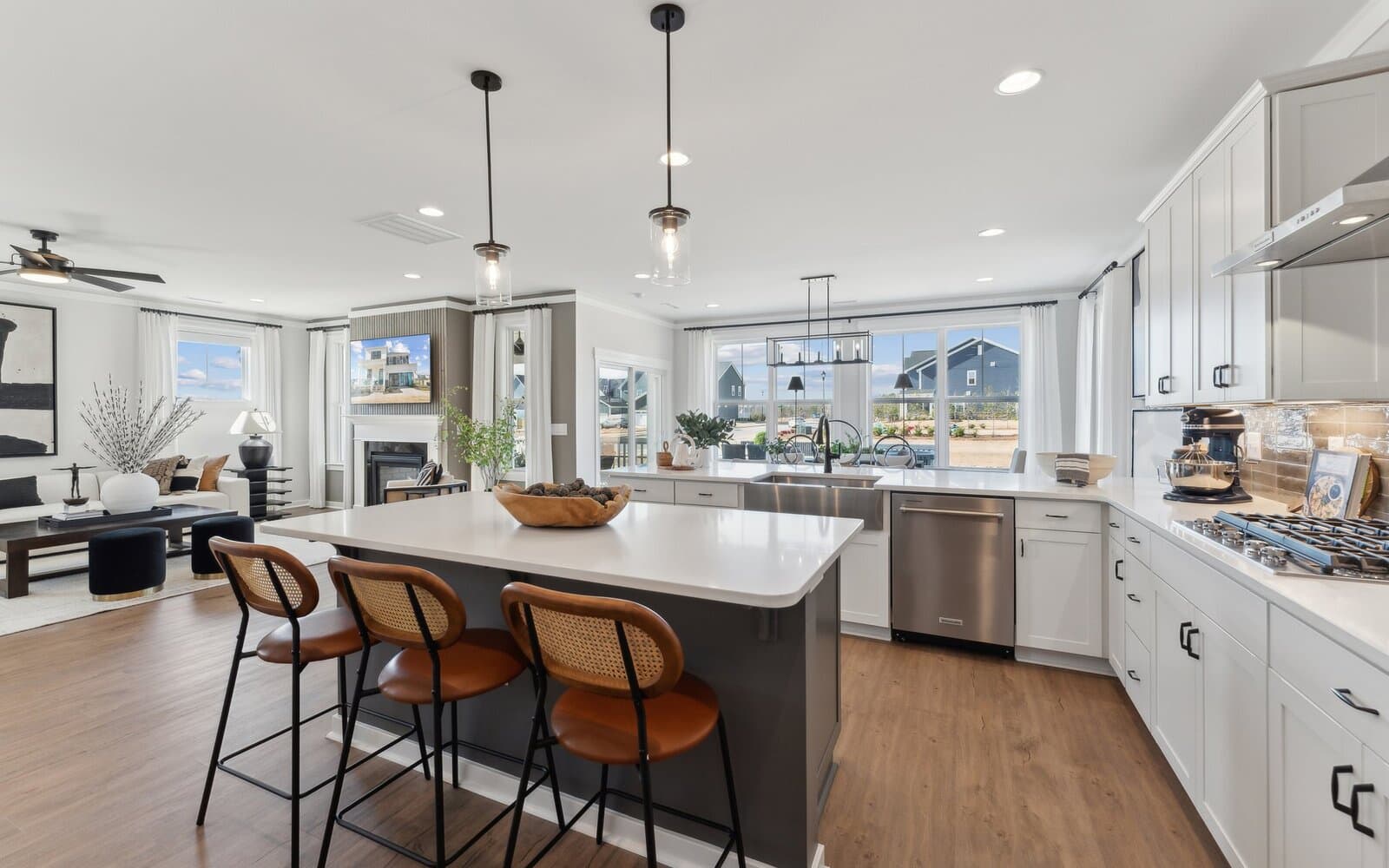 The kitchen of the Sterling by Brookfield Residential.