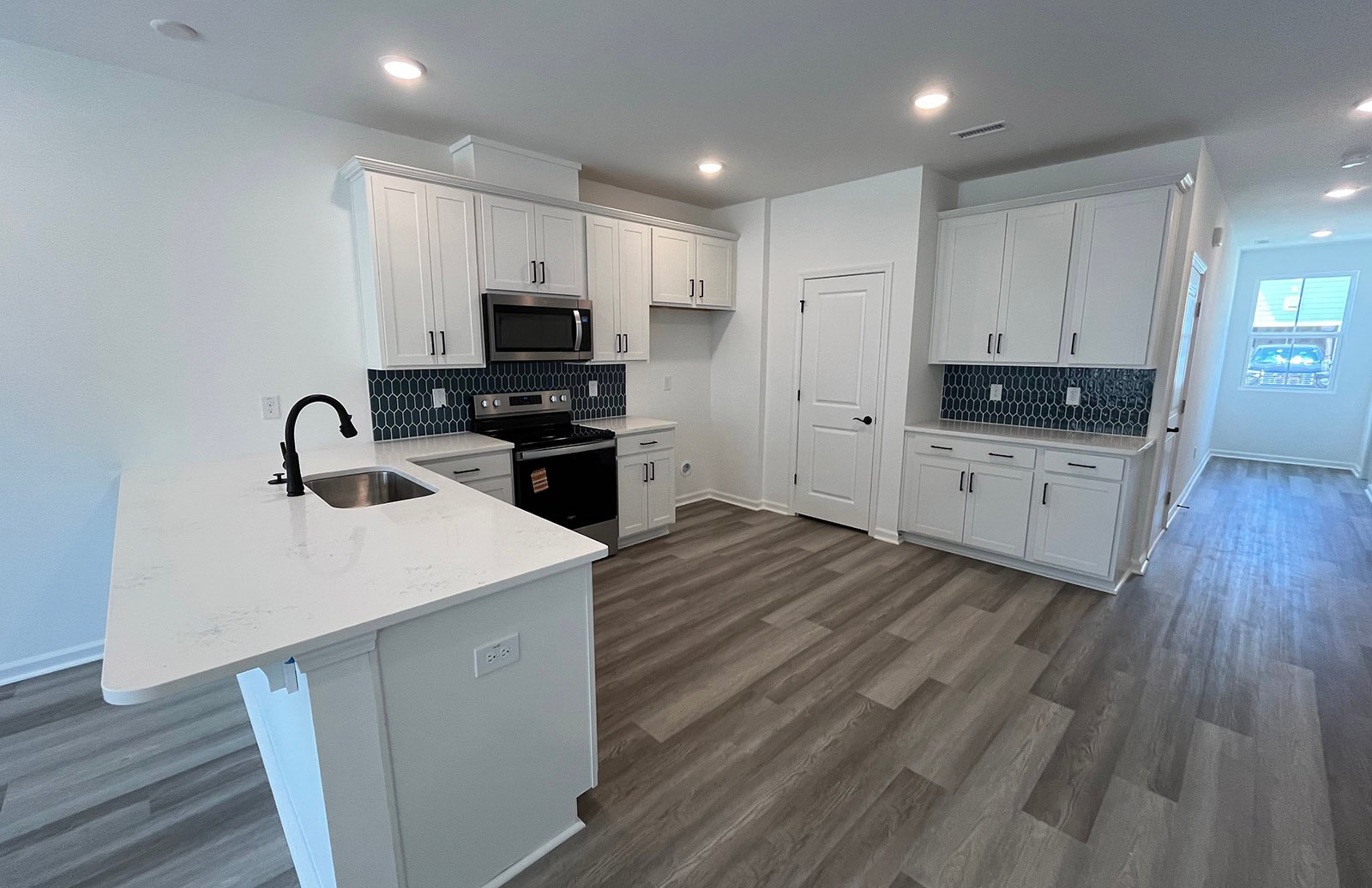 The kitchen of the Morgan at Wendell Falls on homesite 2538.