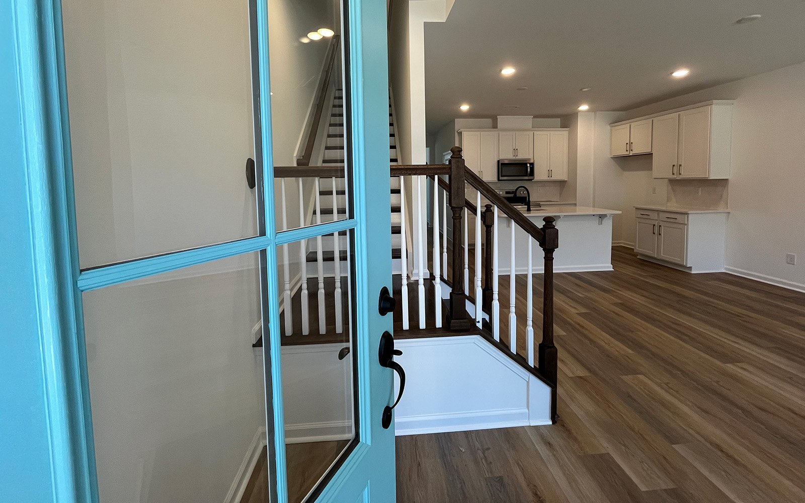 The foyer of the Lennox on homesite 2561 at Wendell Falls.